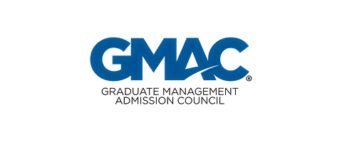 GMAC logo with text 'Graduate Management Admission Council' underneath.