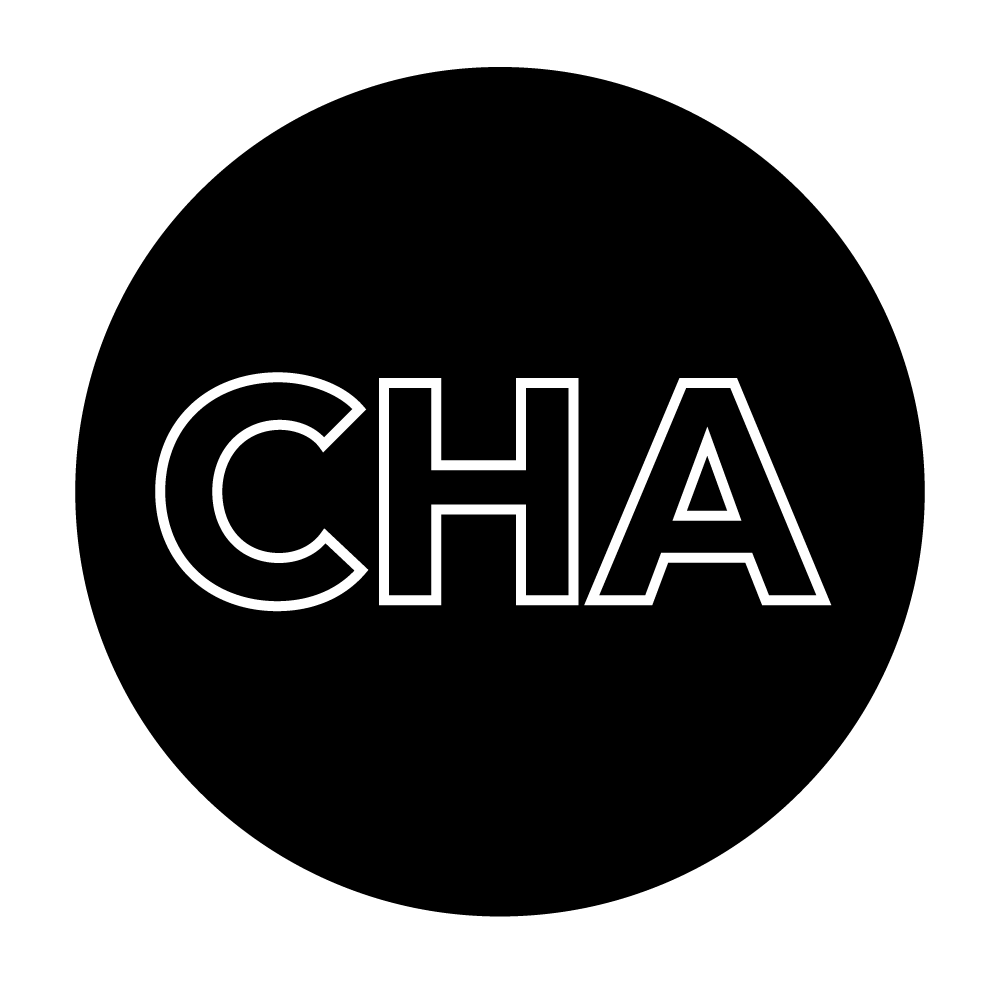 the letters CHA in an icon