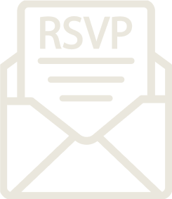 icon of a rsvp in an envelope