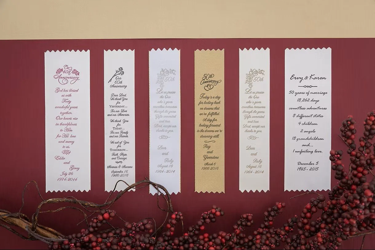 Anniversary Ribbons