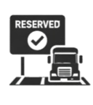 A computer monitor displaying a check mark and the word 'SECURED,' a keyboard, and a backpack in front of the monitor.