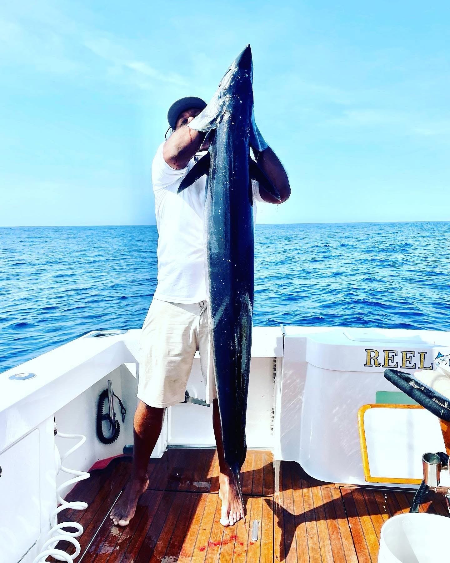 Big wahoo caught on the Reel Cast in Cabo San Lucas