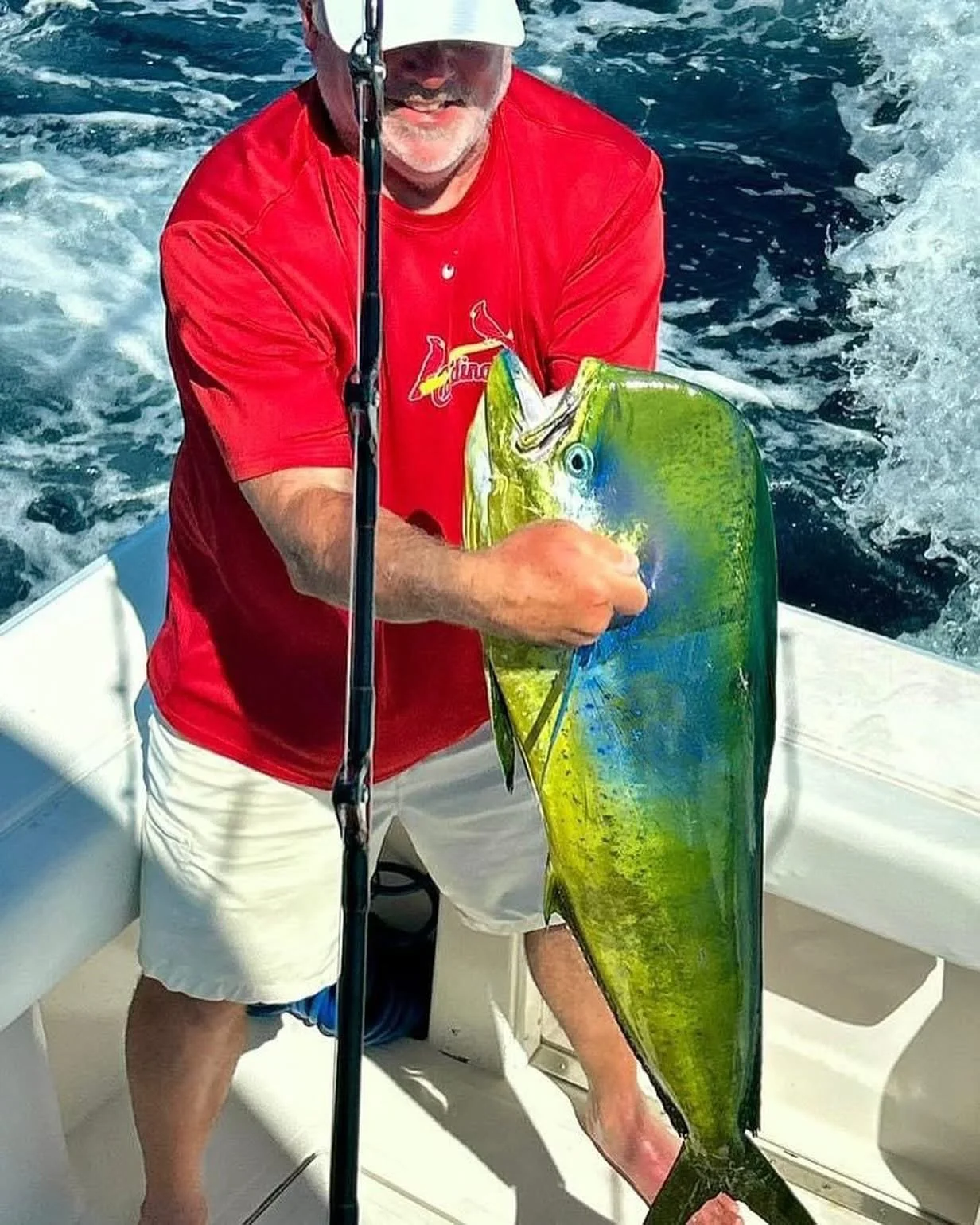 Dorado caught offshore fishing in Cabo San Lucas