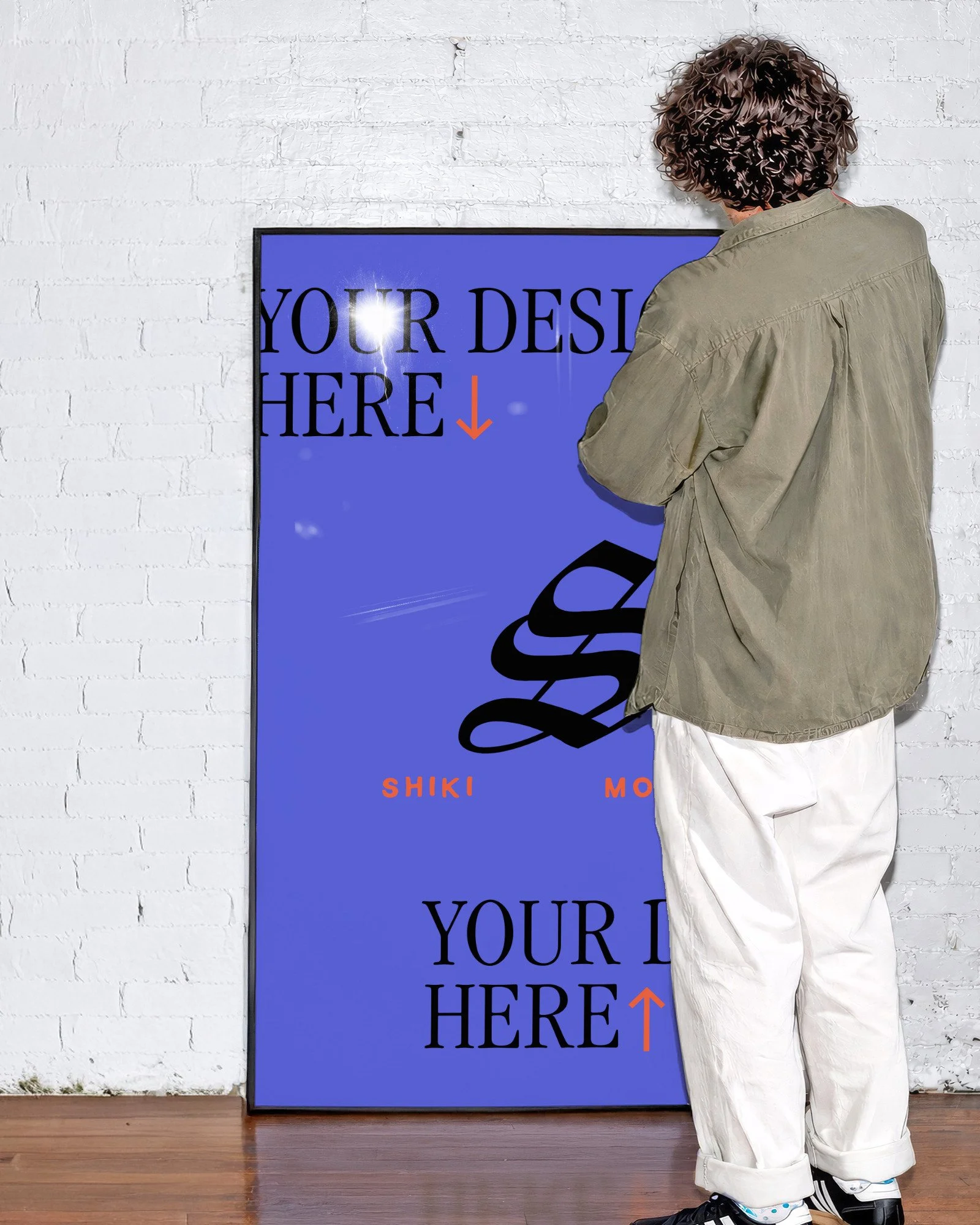 Large Black DIN A Frame