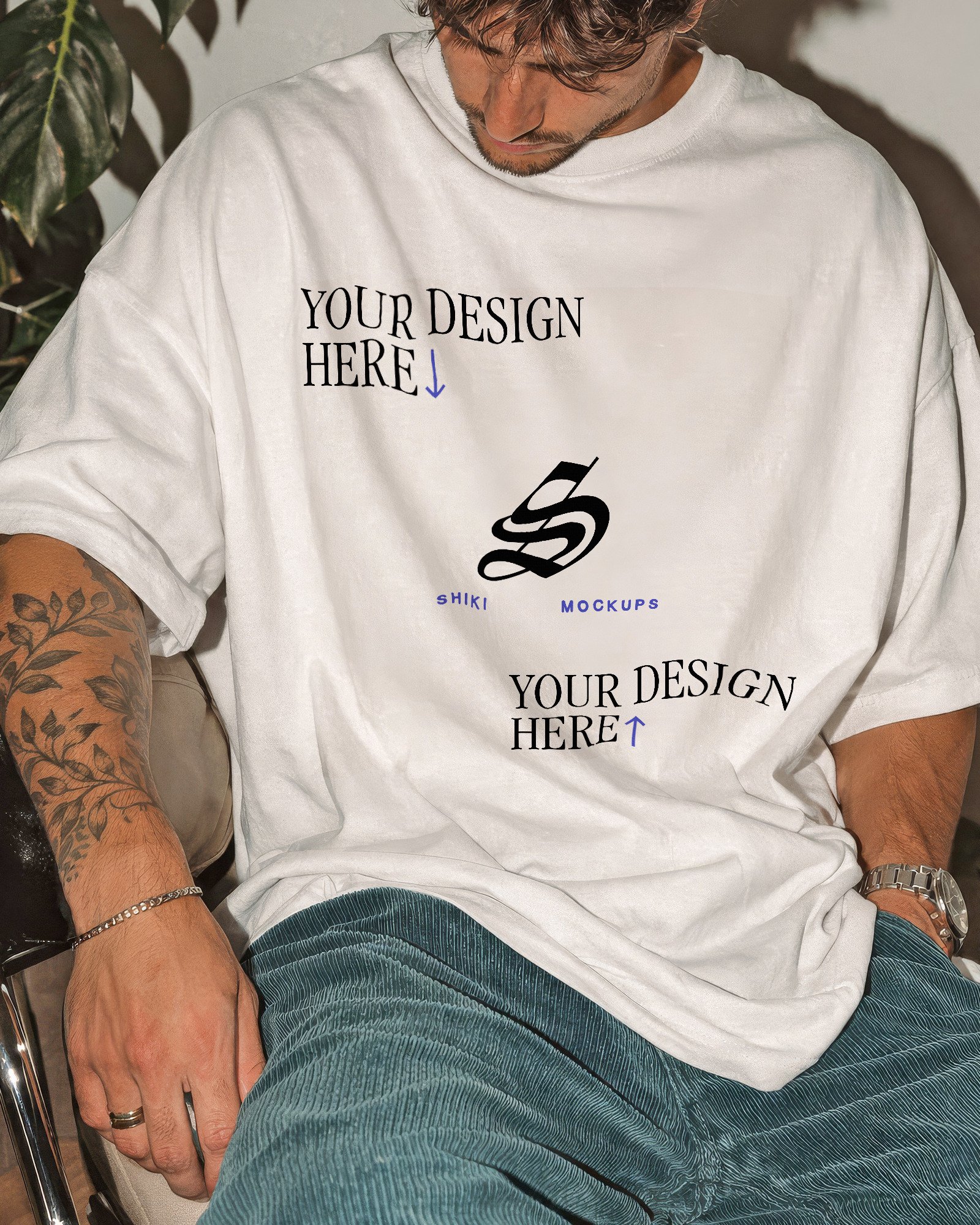 T-Shirt Front on Model