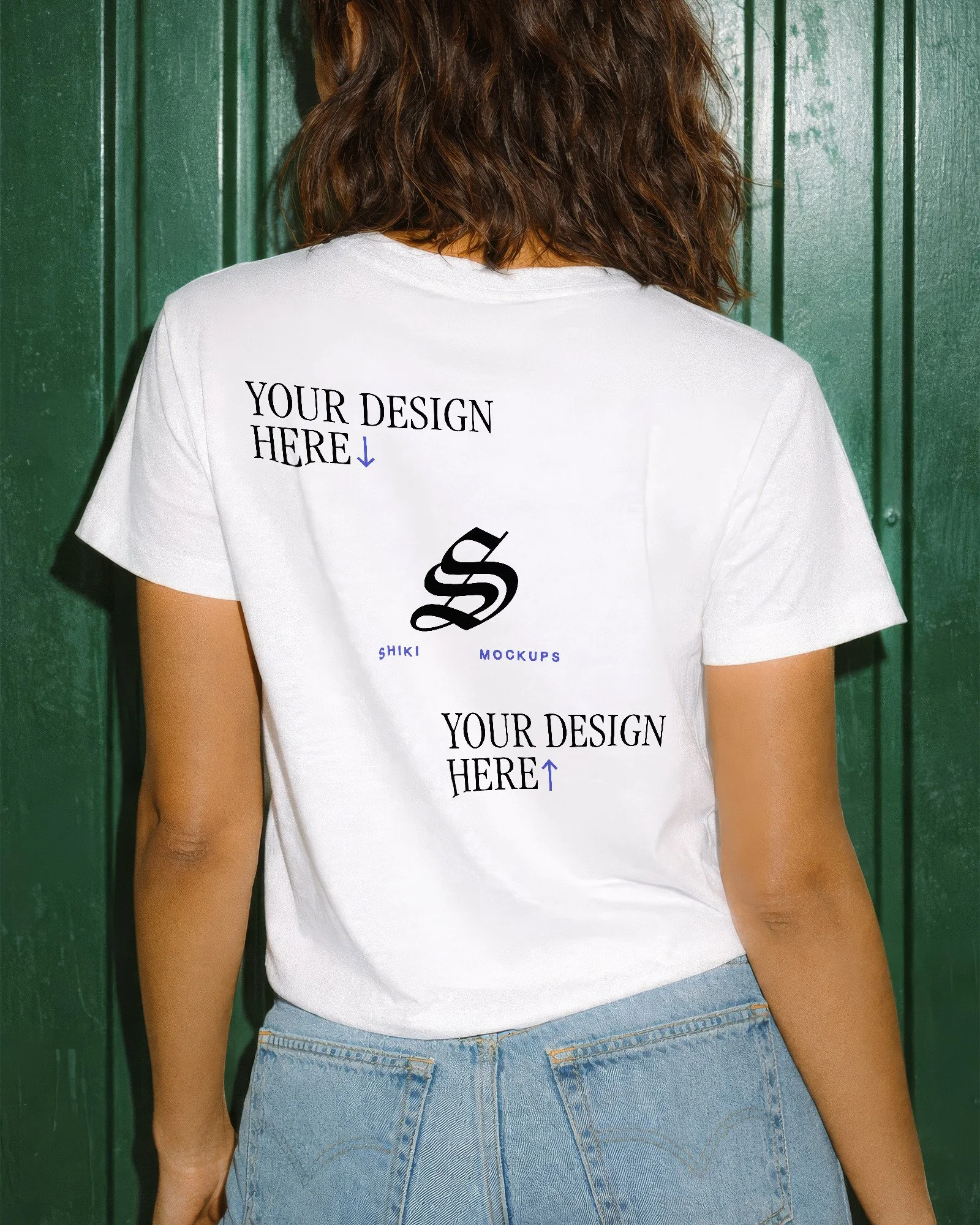 T-shirt Back on Model