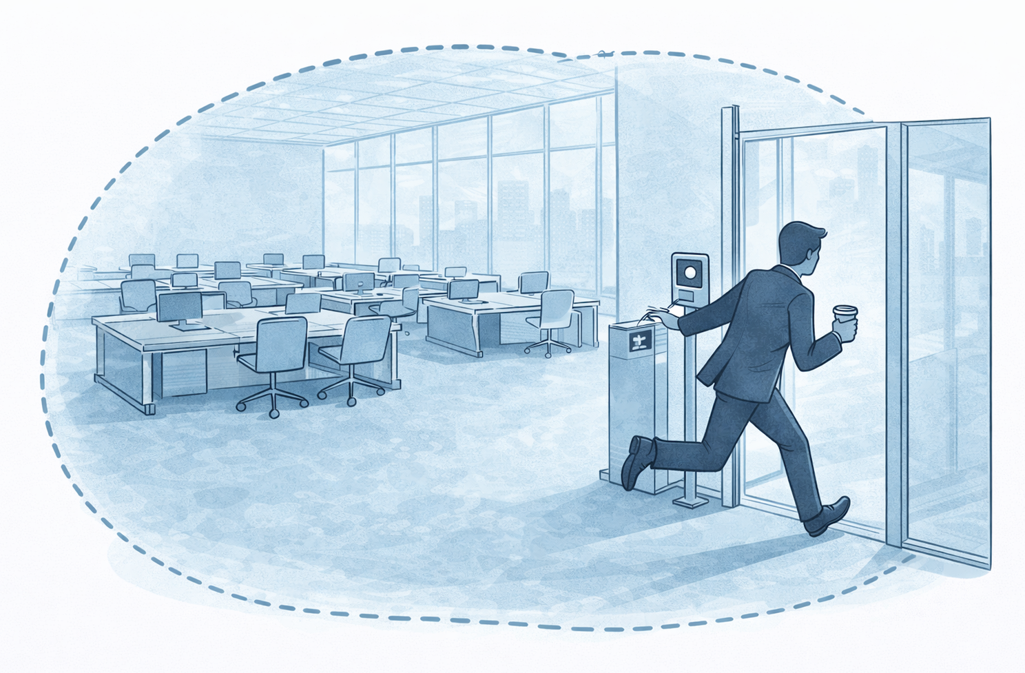 coffee badging visual