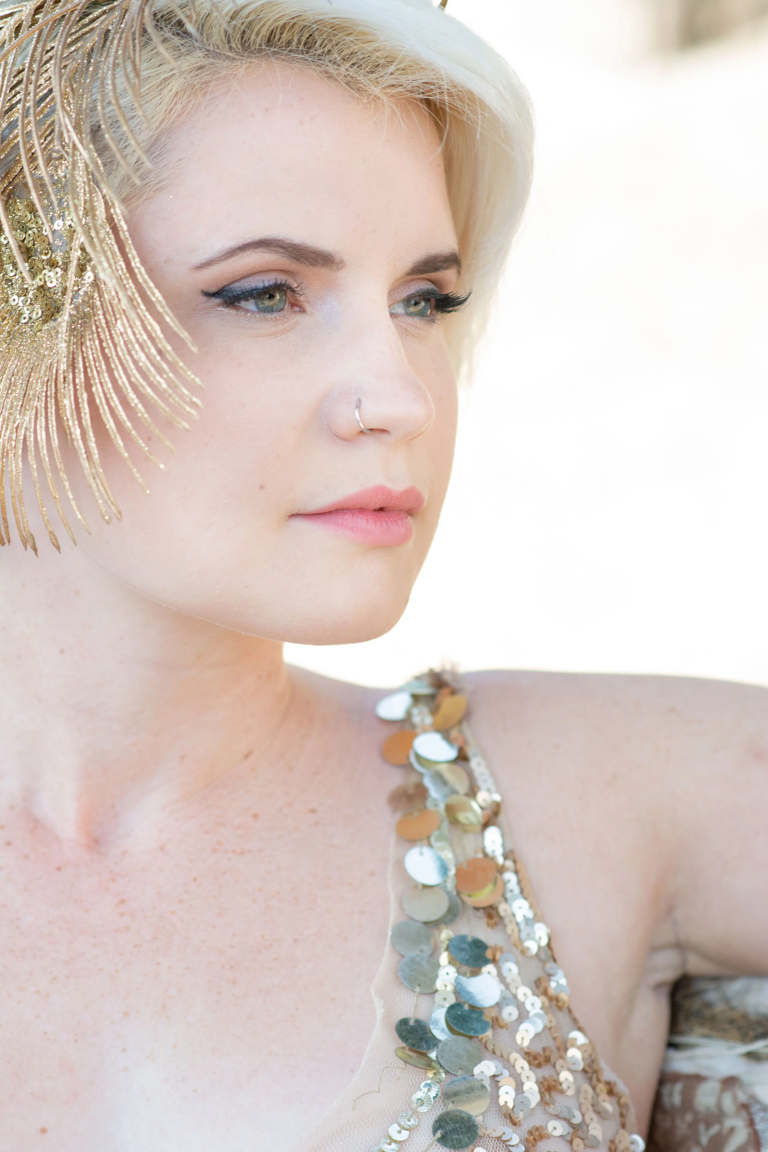Tacoma wedding photographer bridal beauty close up portrait soft glowing skin Seattle wedding photographer