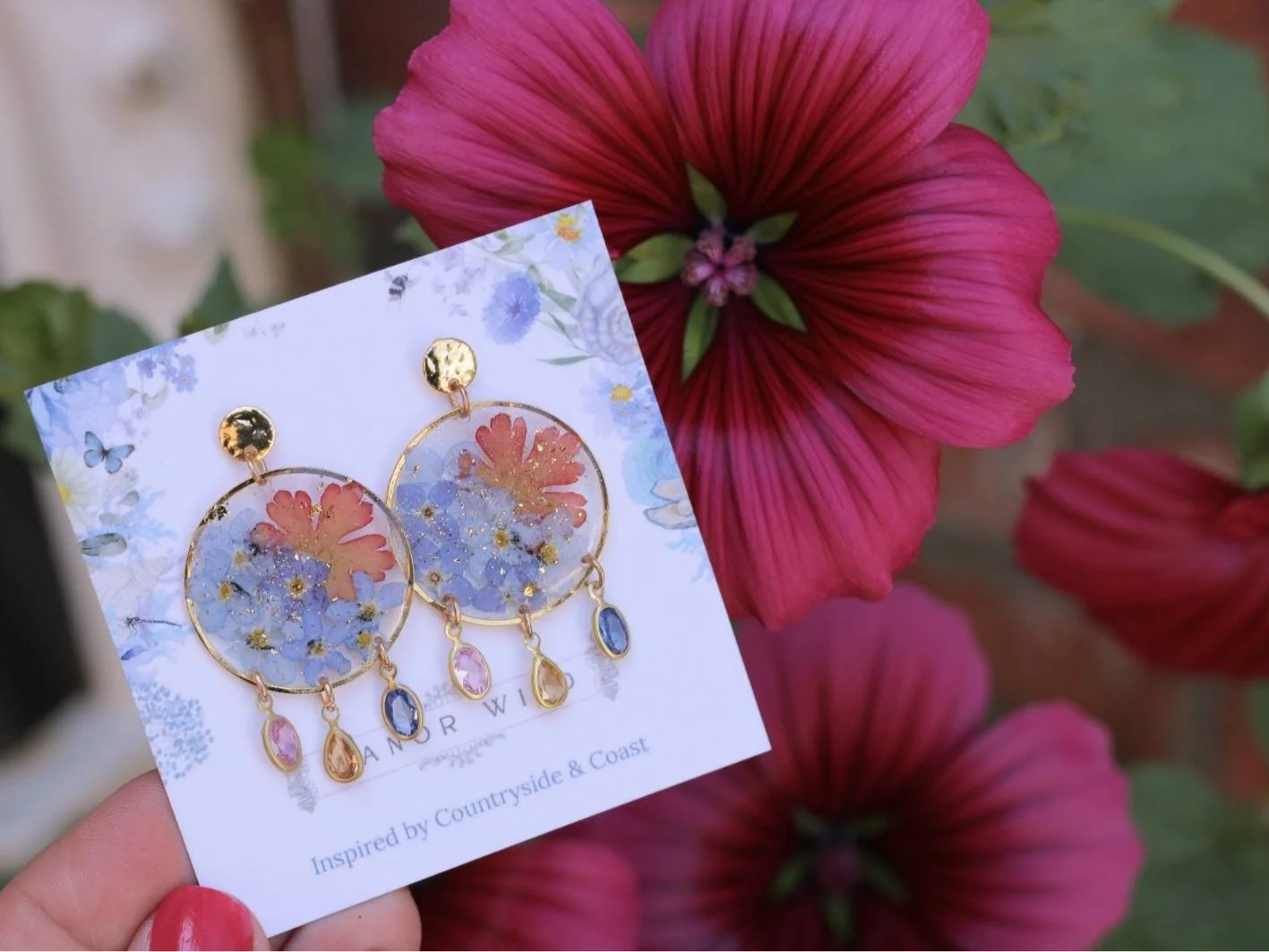 Wildflower Charm Earrings