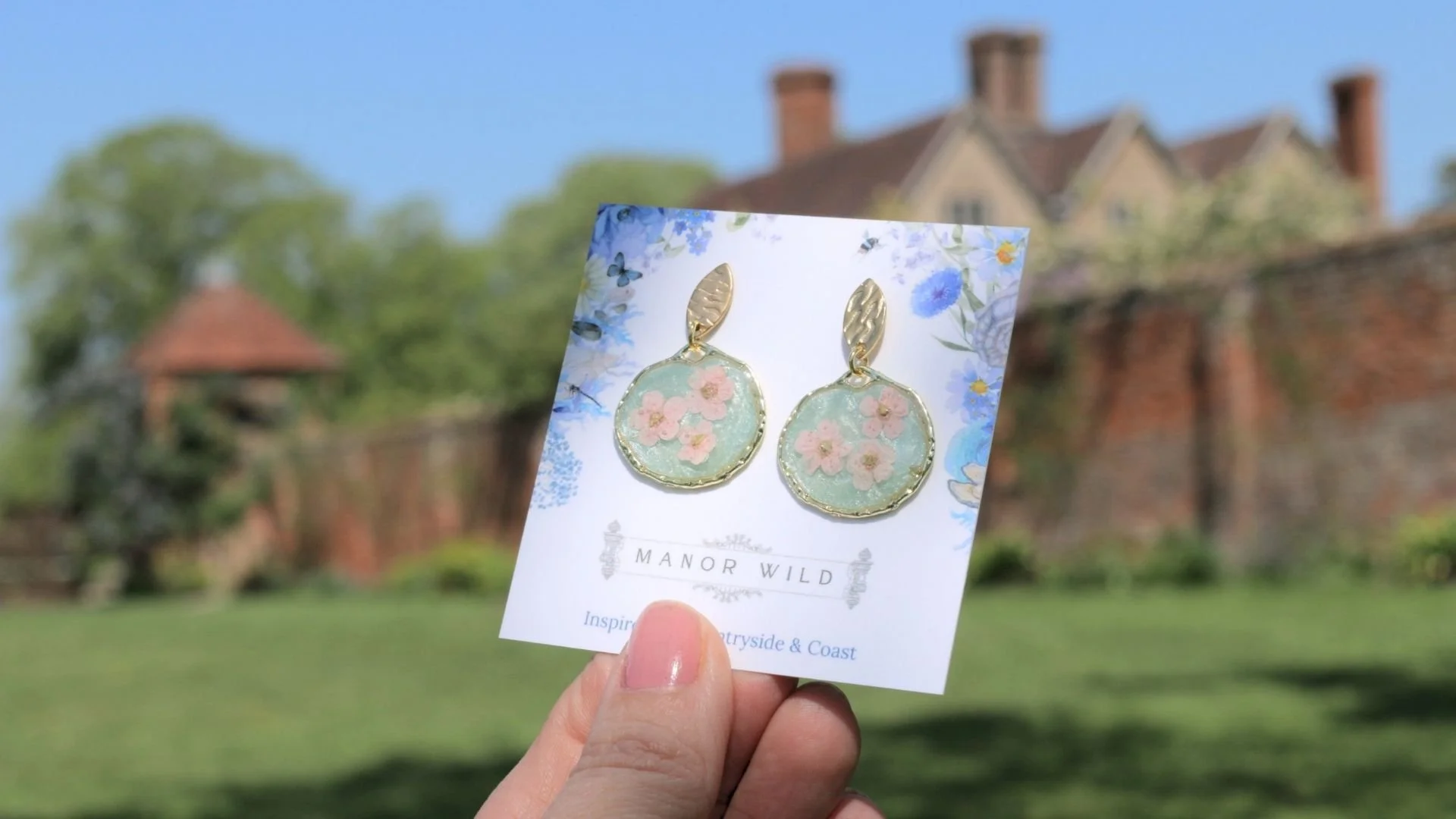 Blush Trio Meadow Drop Earrings