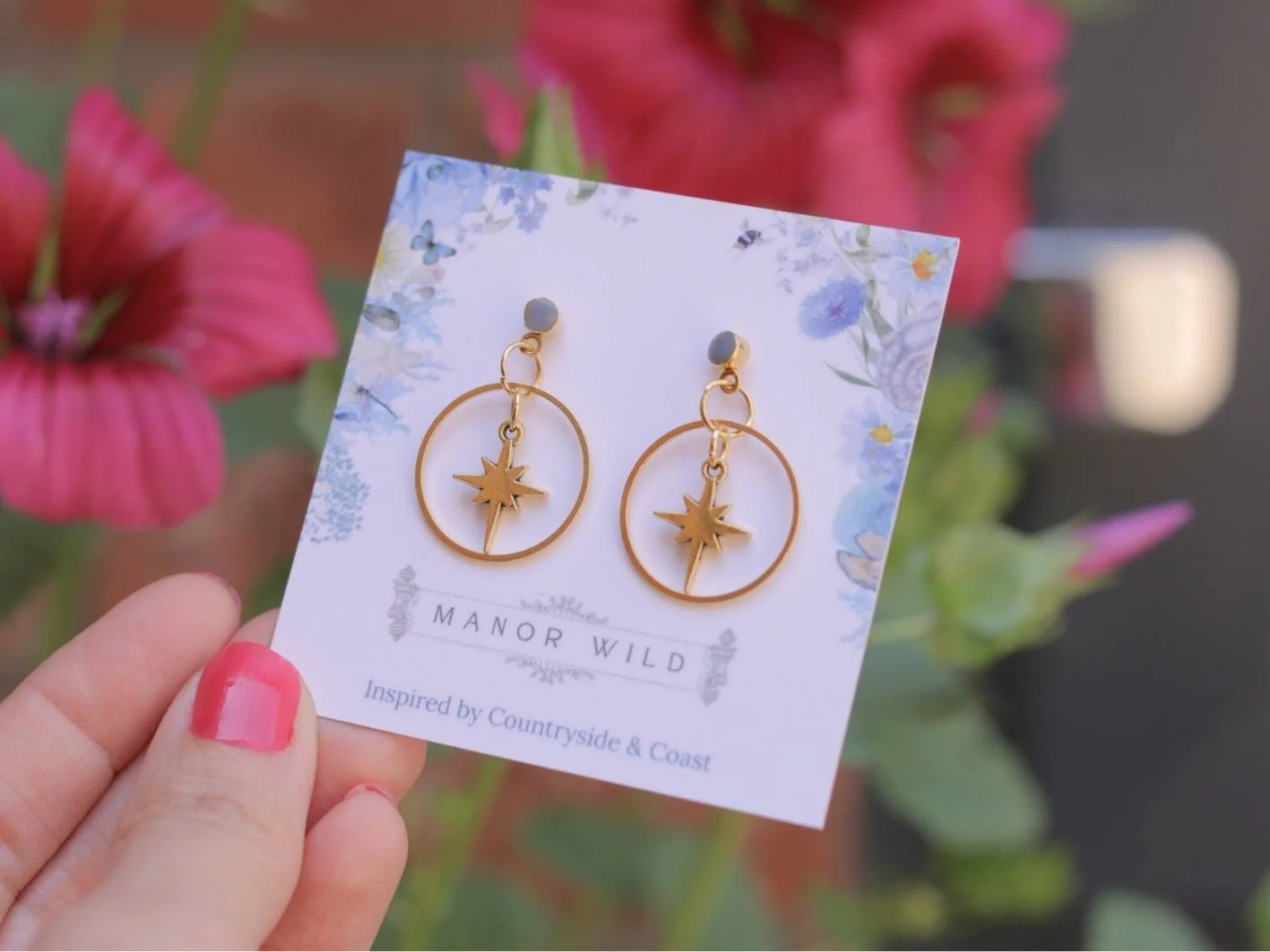 Starlight Compass Earrings