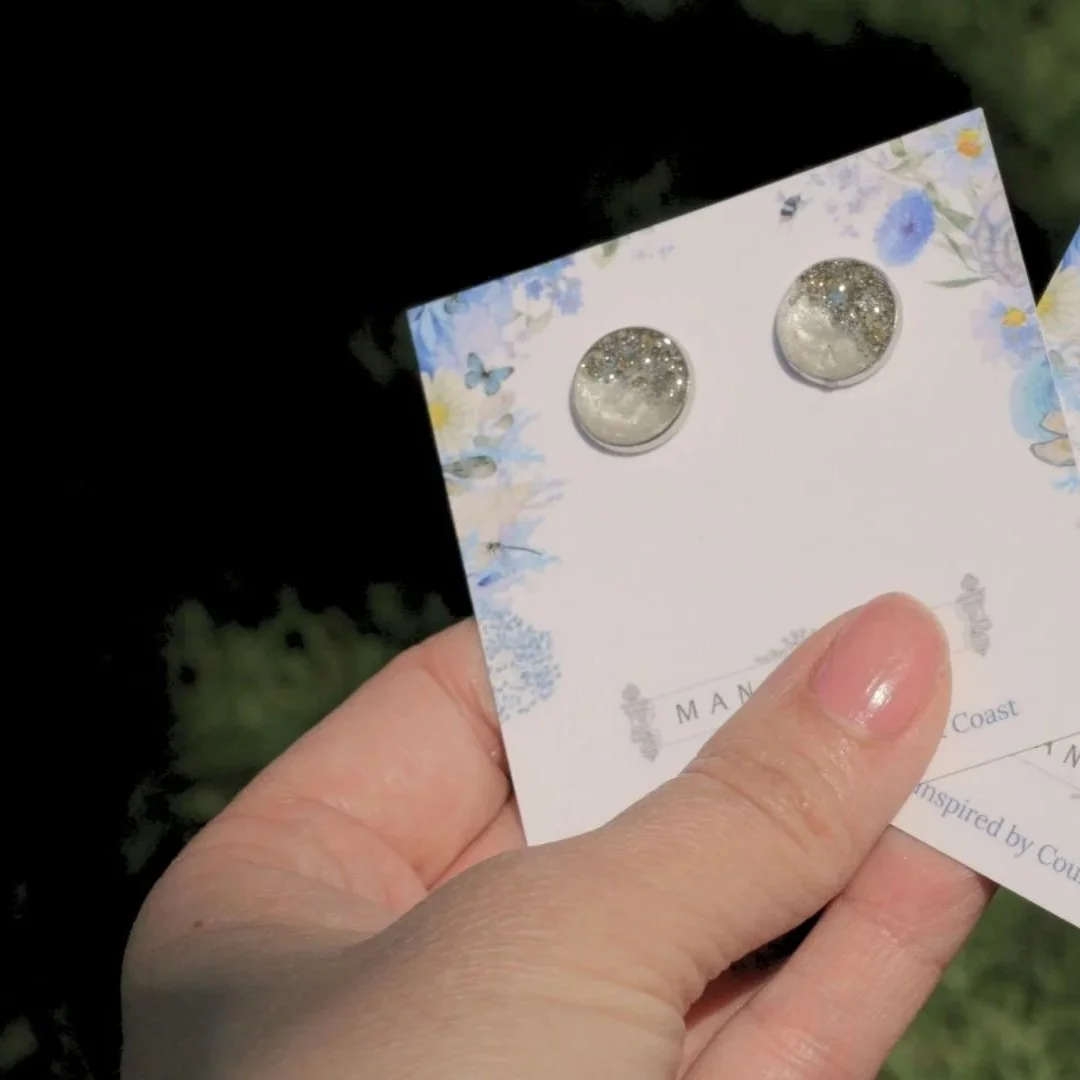 Shoreline Shimmer Large Stud Earrings