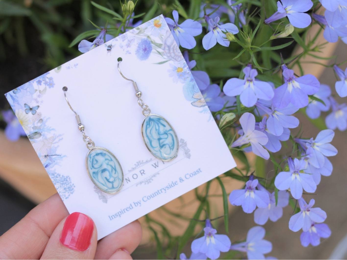 Ocean Swirl Earrings