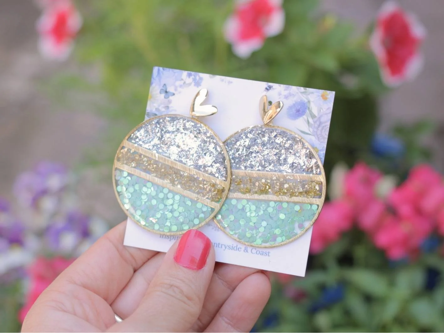Mermaid Shore Statement Earrings
