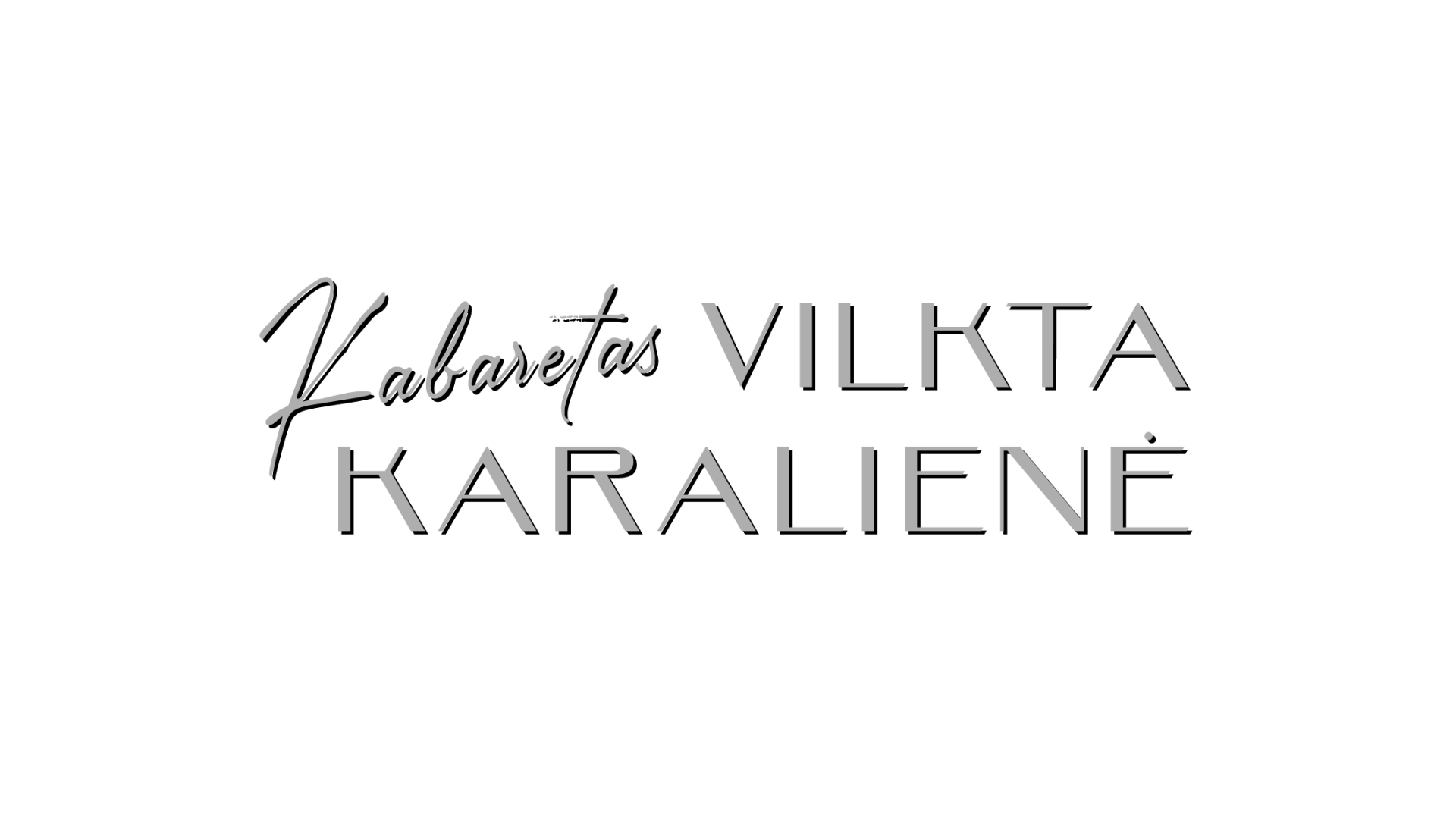 KABARETAS VILKTA KARALIENĖ logotipas