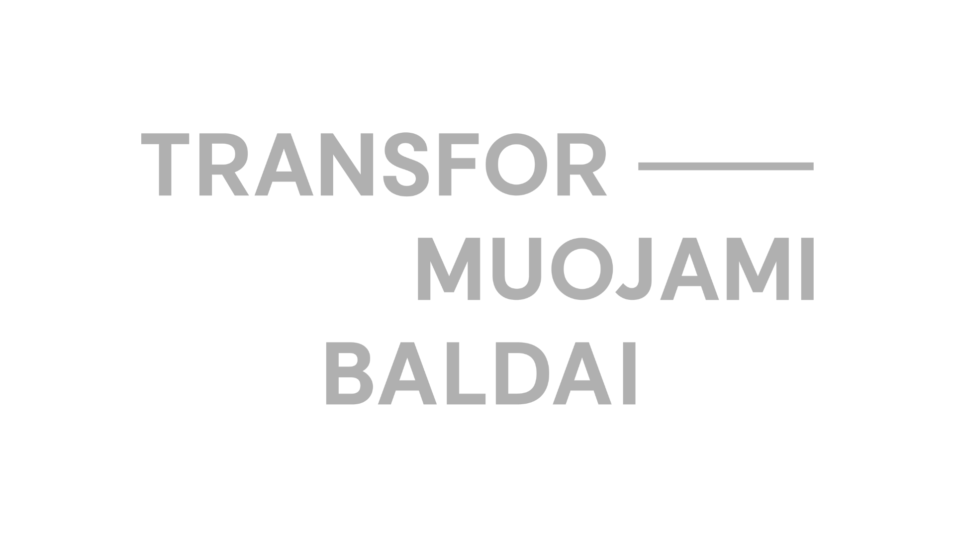 "Transformuojami baldai" logotipas