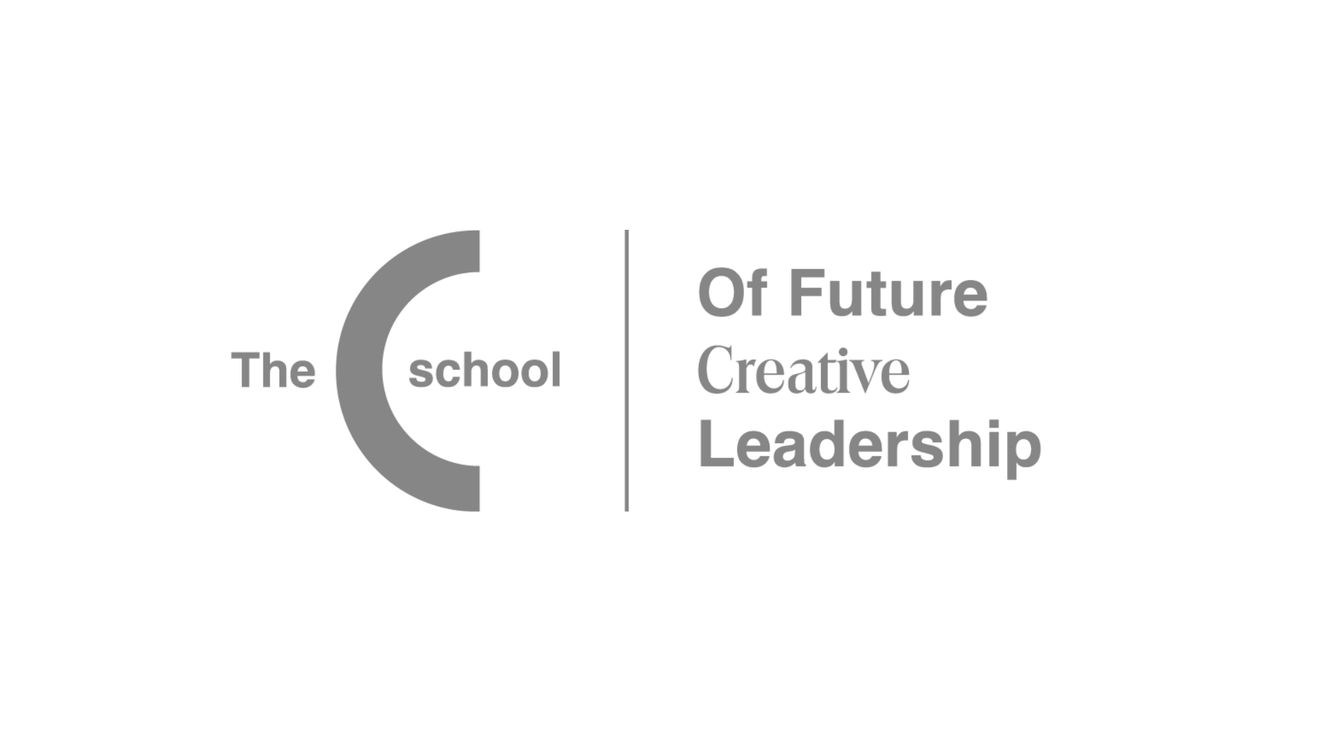 Logo with a circular design and text that reads 'The School Of Future Creative Leadership'.