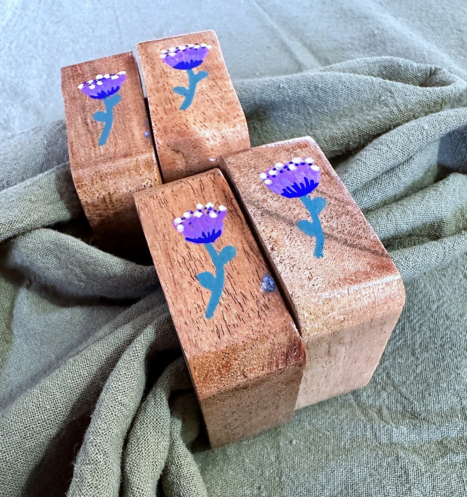 Petal & Wing Napkin Ring Set III