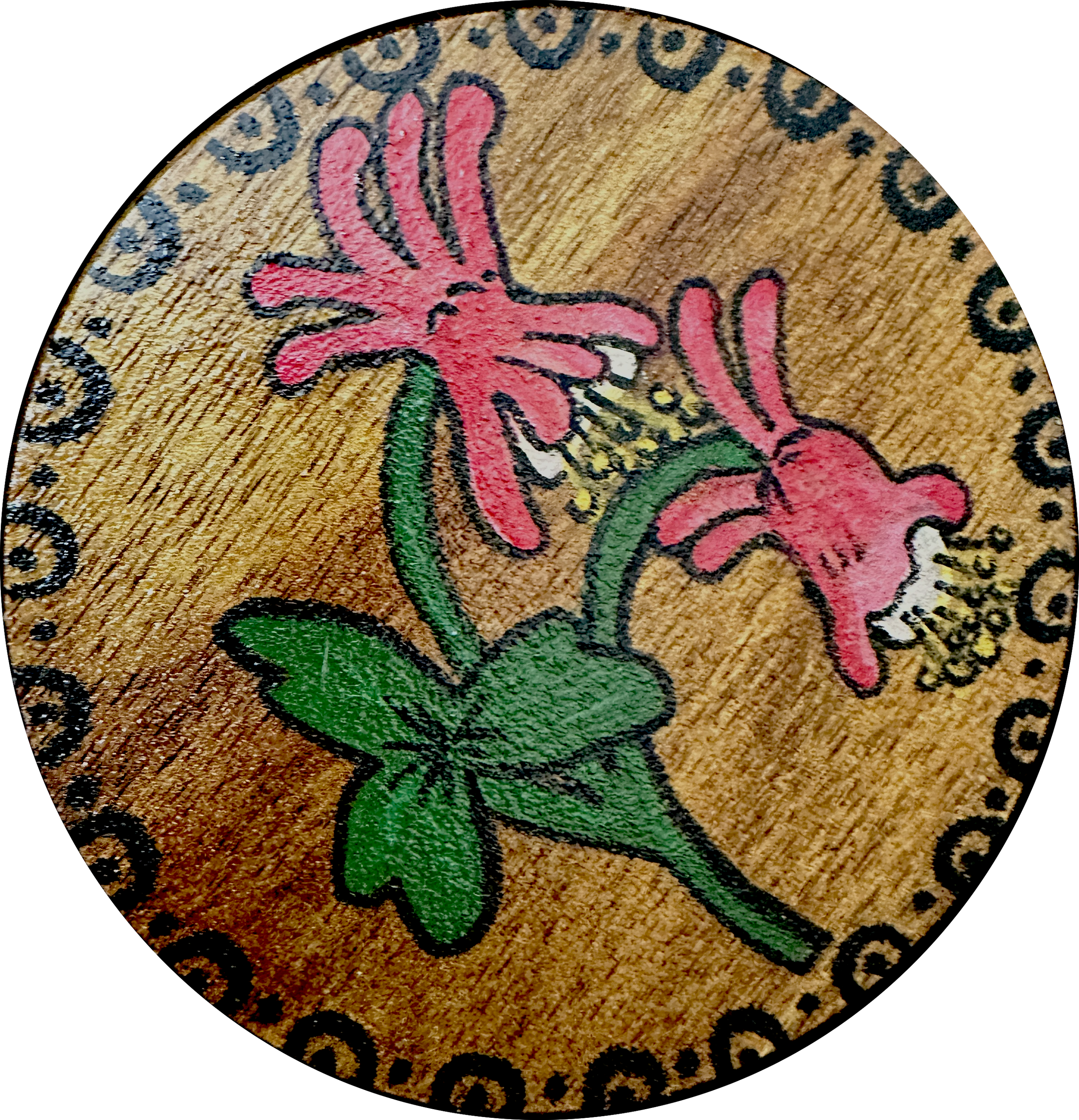 Cardinal Flower Gather Coaster