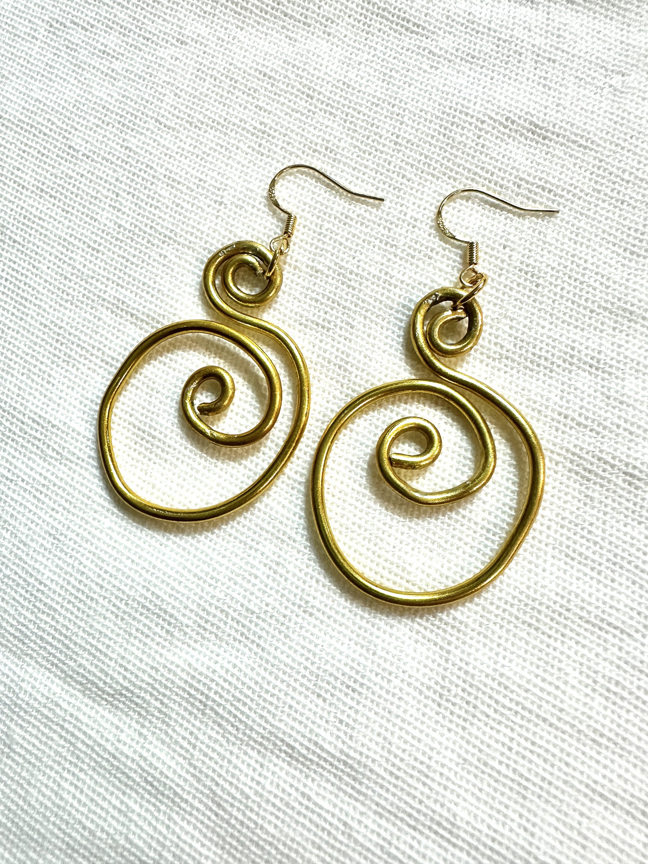 Gold Signature Earrings I