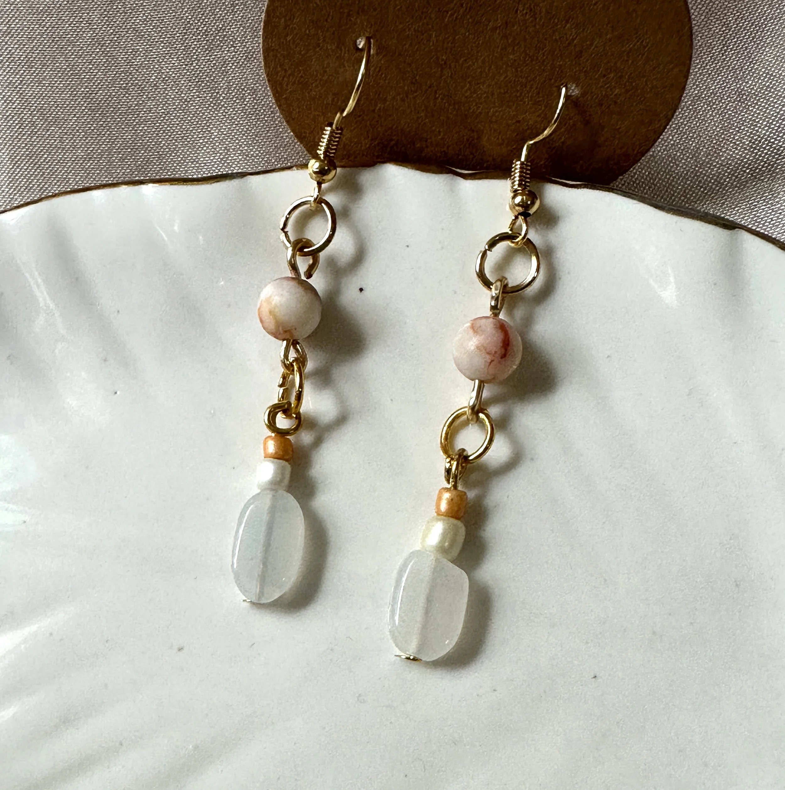 Golden Hour Artisan Drop Earrings III