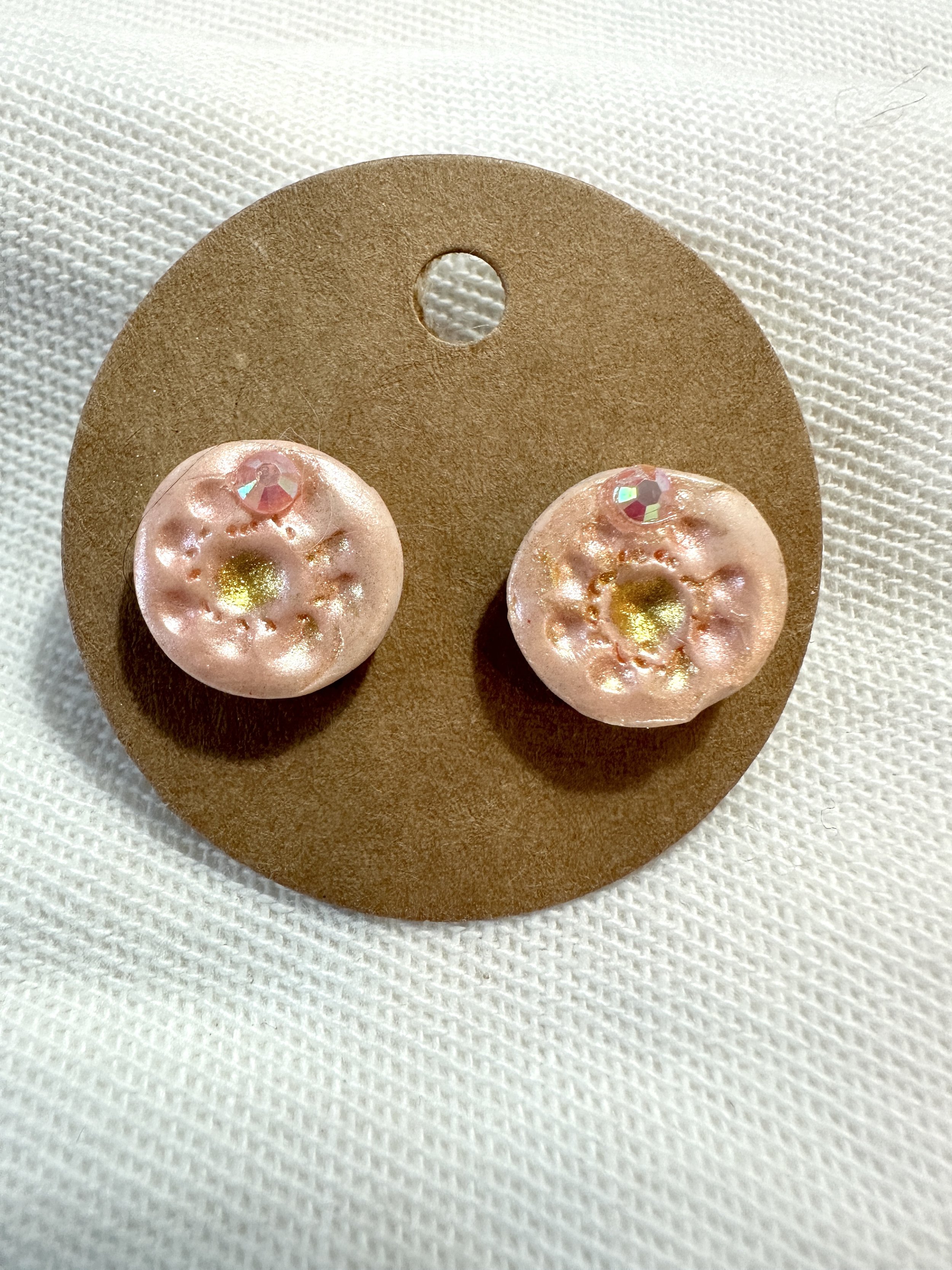 Peony Sculpted Stud I