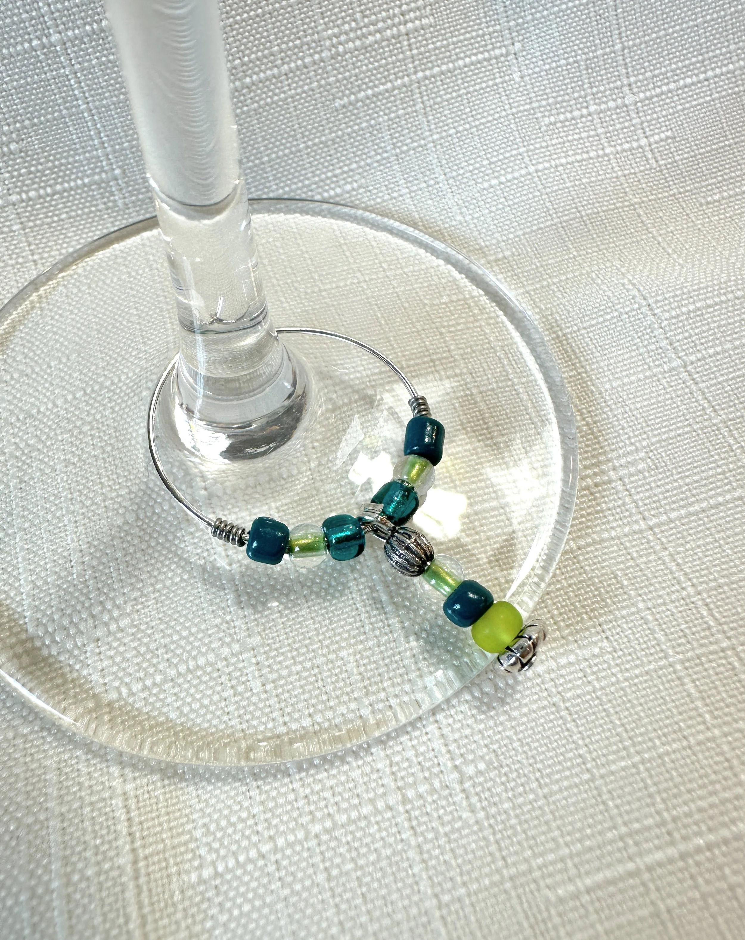 Moss Light Gather Glass Charm I