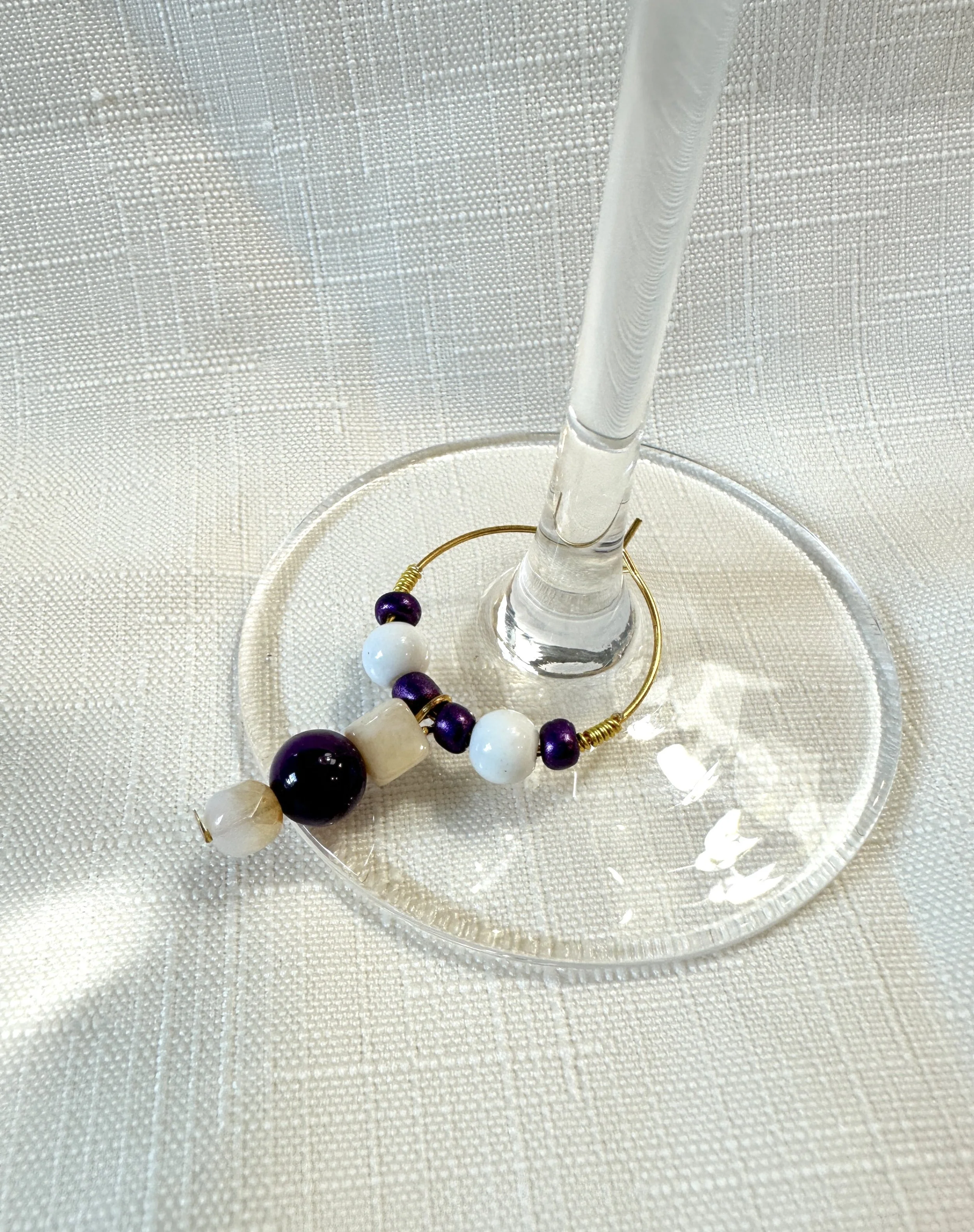 Velvet Midnight Gather Glass Charm I