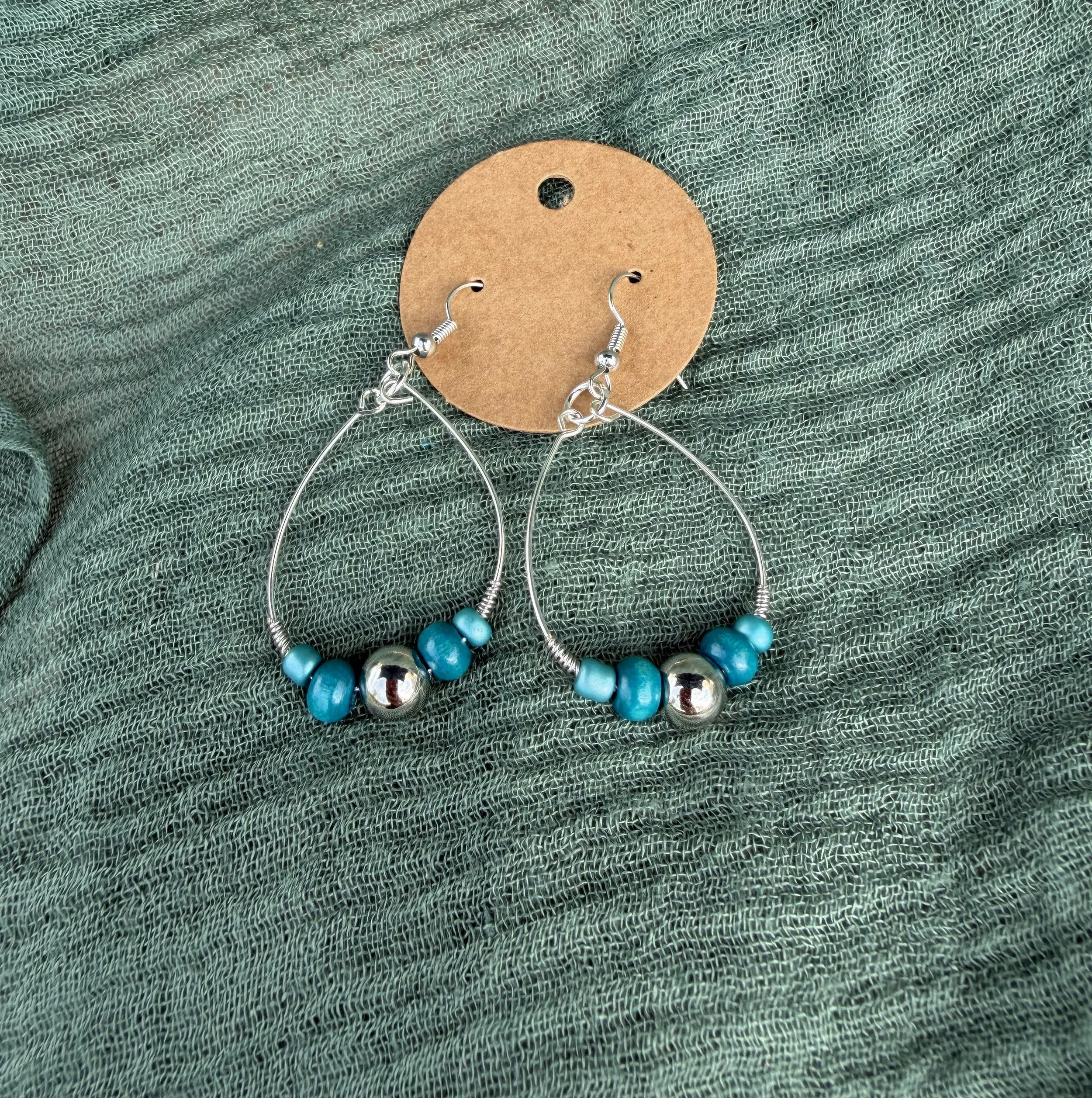 Stillwater Beaded Loop Earring