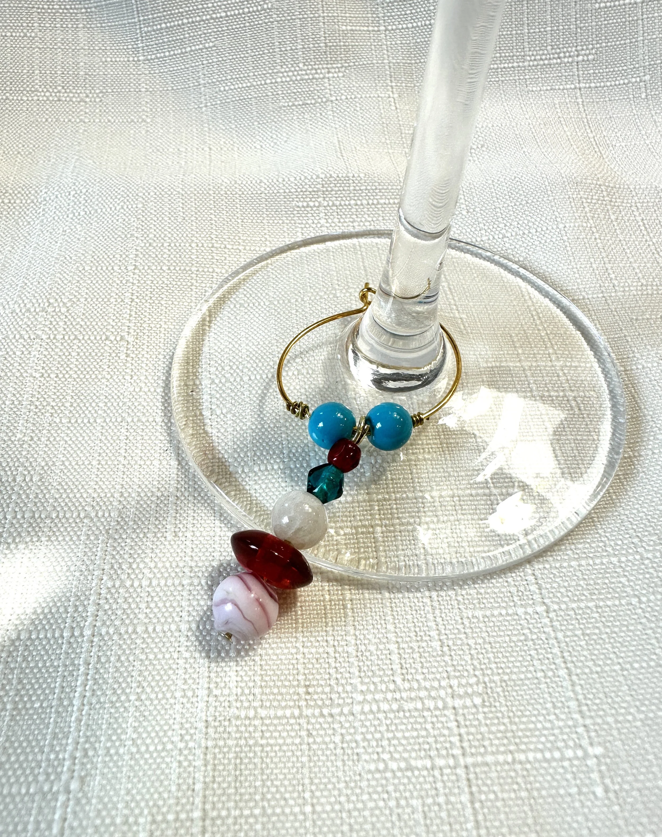 Hello Summer Gather Glass Charm I