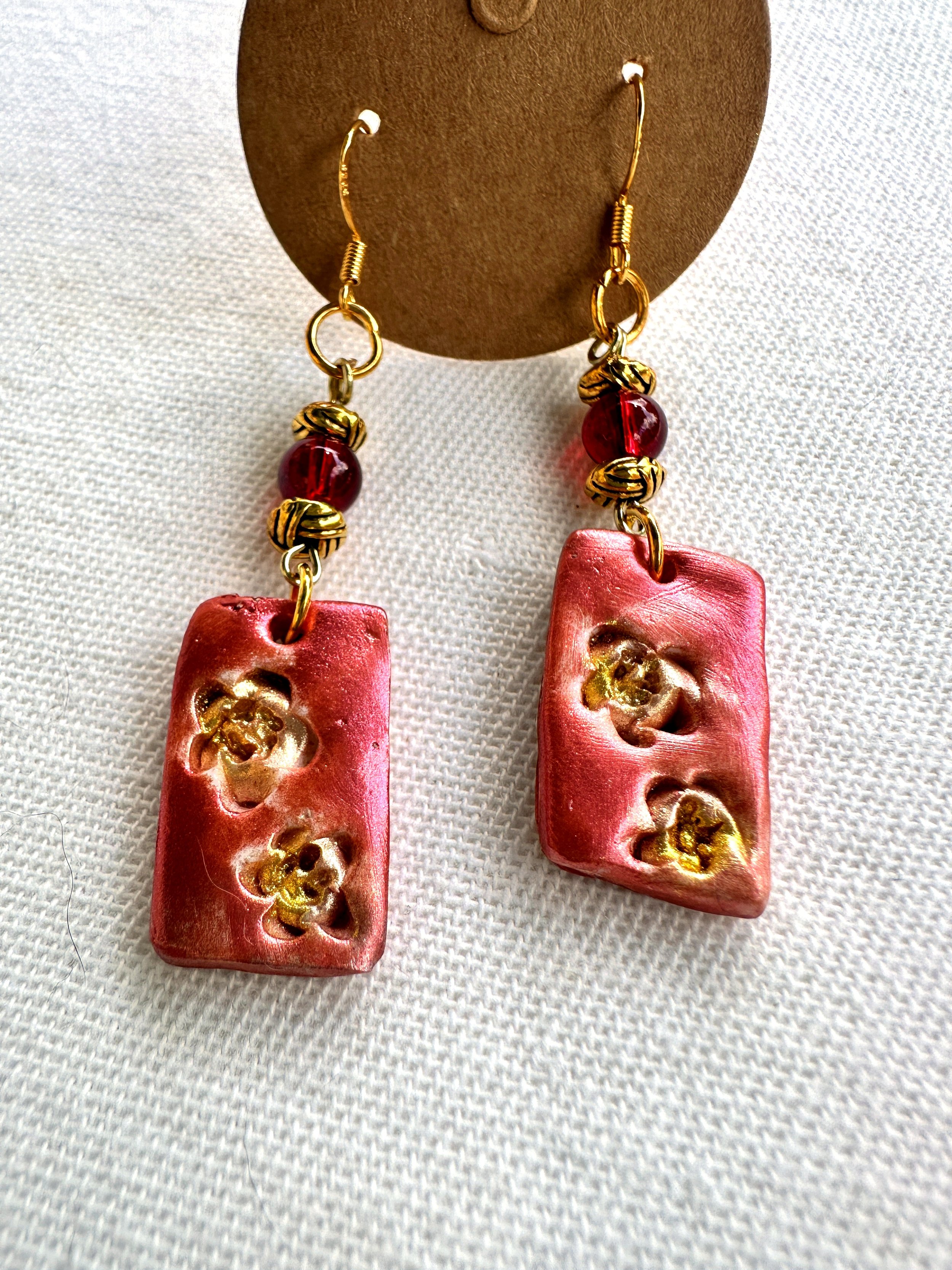 Poppy Sculpted Earrings I
