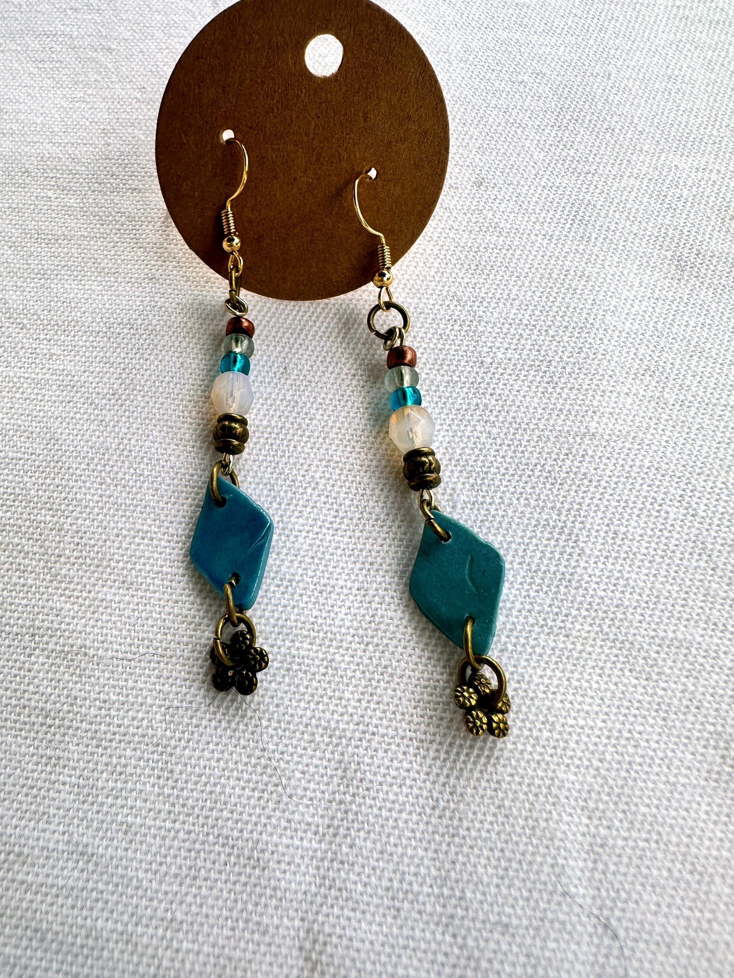 Bluebell Sculpted Earrings VII