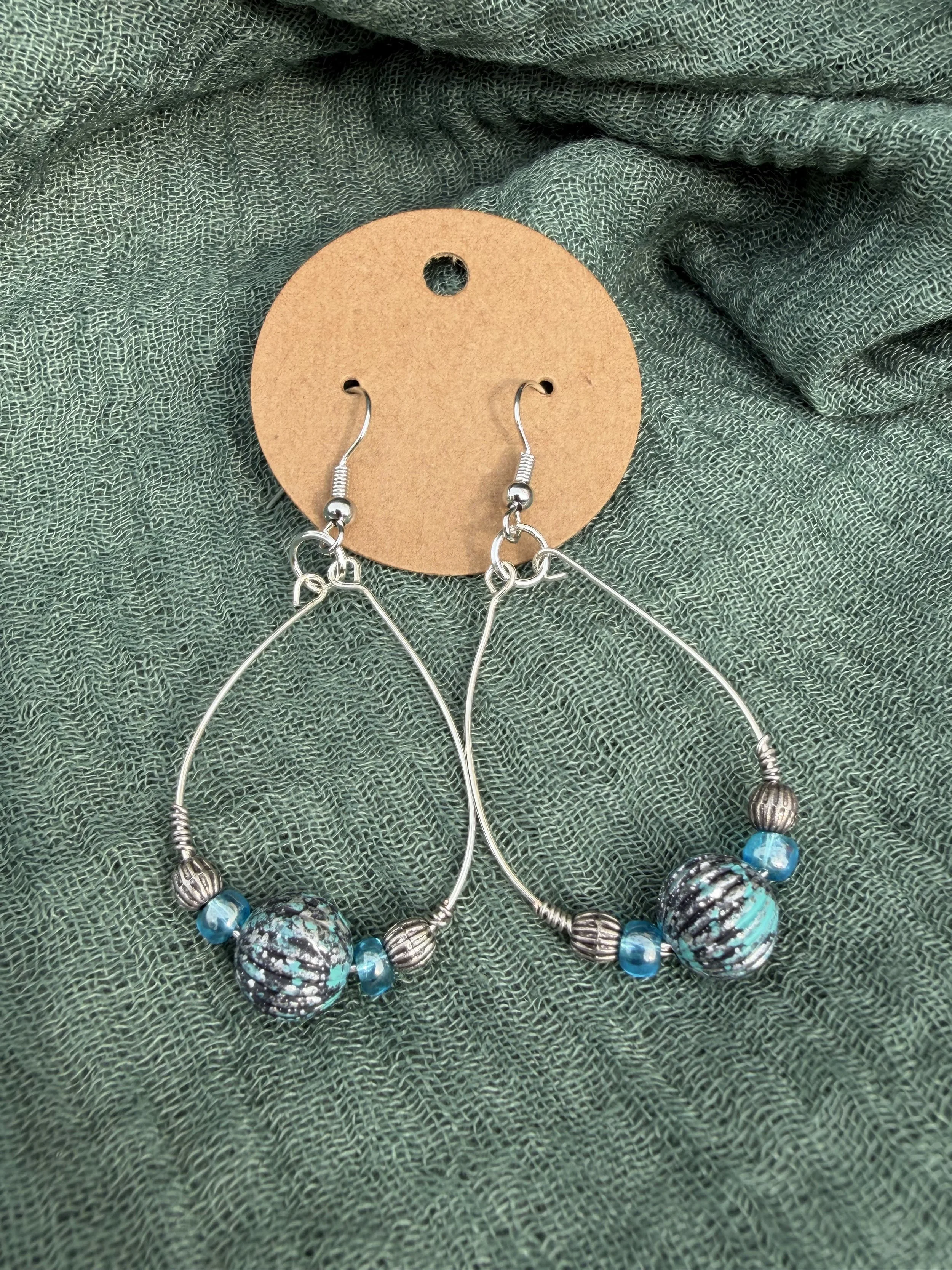 Stillwater Beaded Loop Earring
