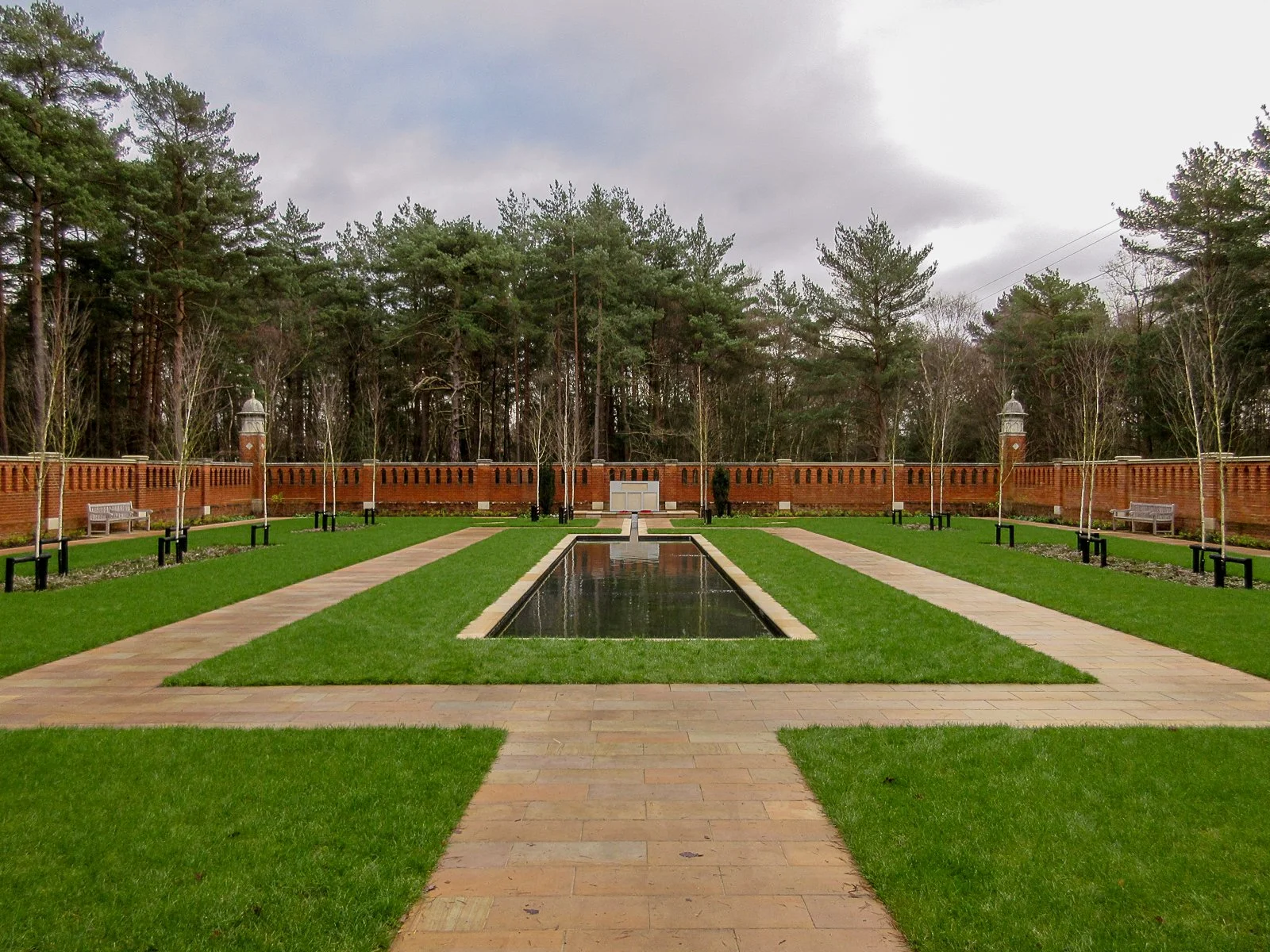 The Peace Garden viewed from the gate

​(source TMcC)