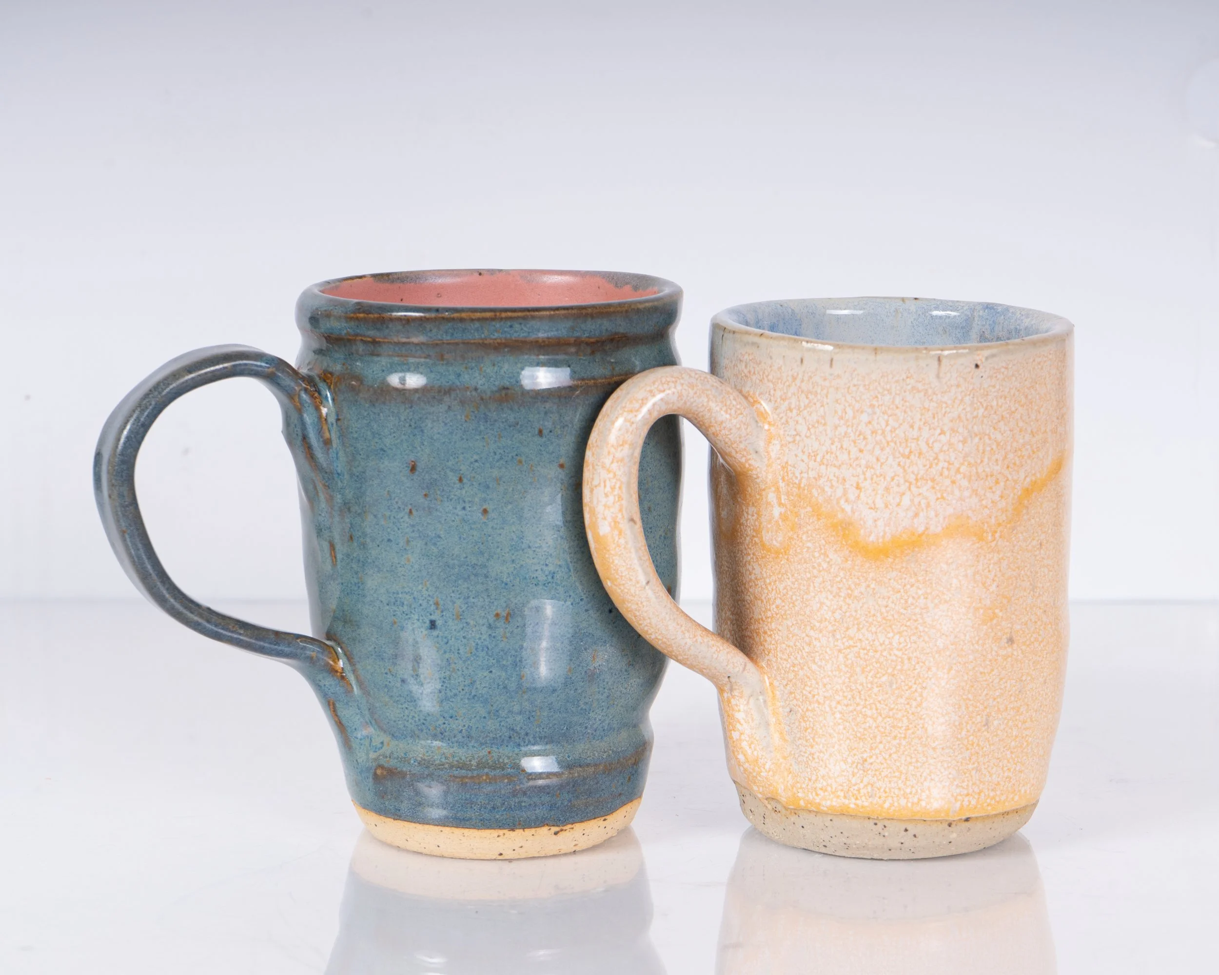 Mugs 
April 2024
Stoneware 
Cone 6 Electric 