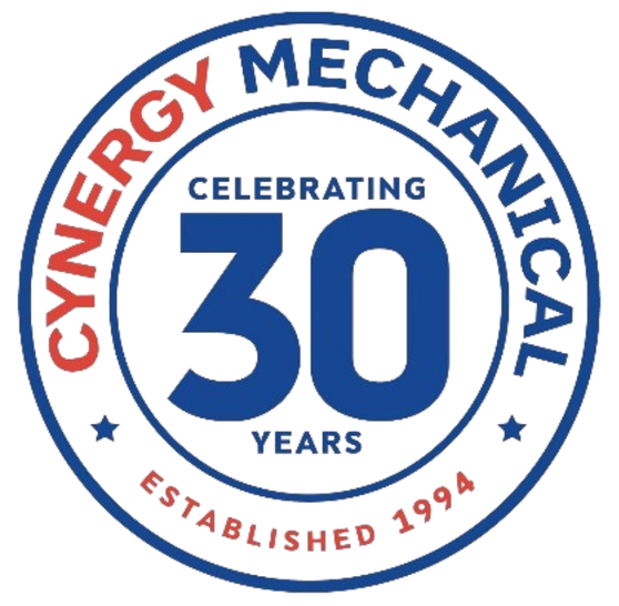 Logo: Cynergy Mechanical Celebrating 30 Years Established 1994