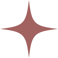 A stylized star-shaped graphic with a purple hue on a transparent background.