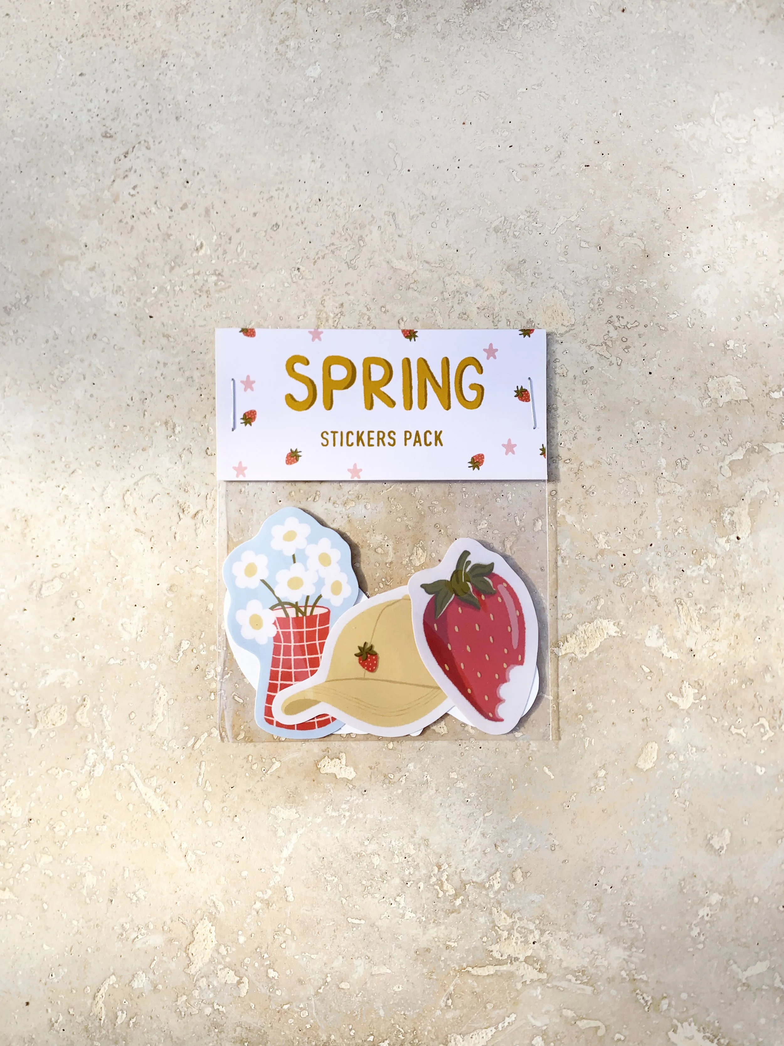 Pack de 5 stickers Printemps