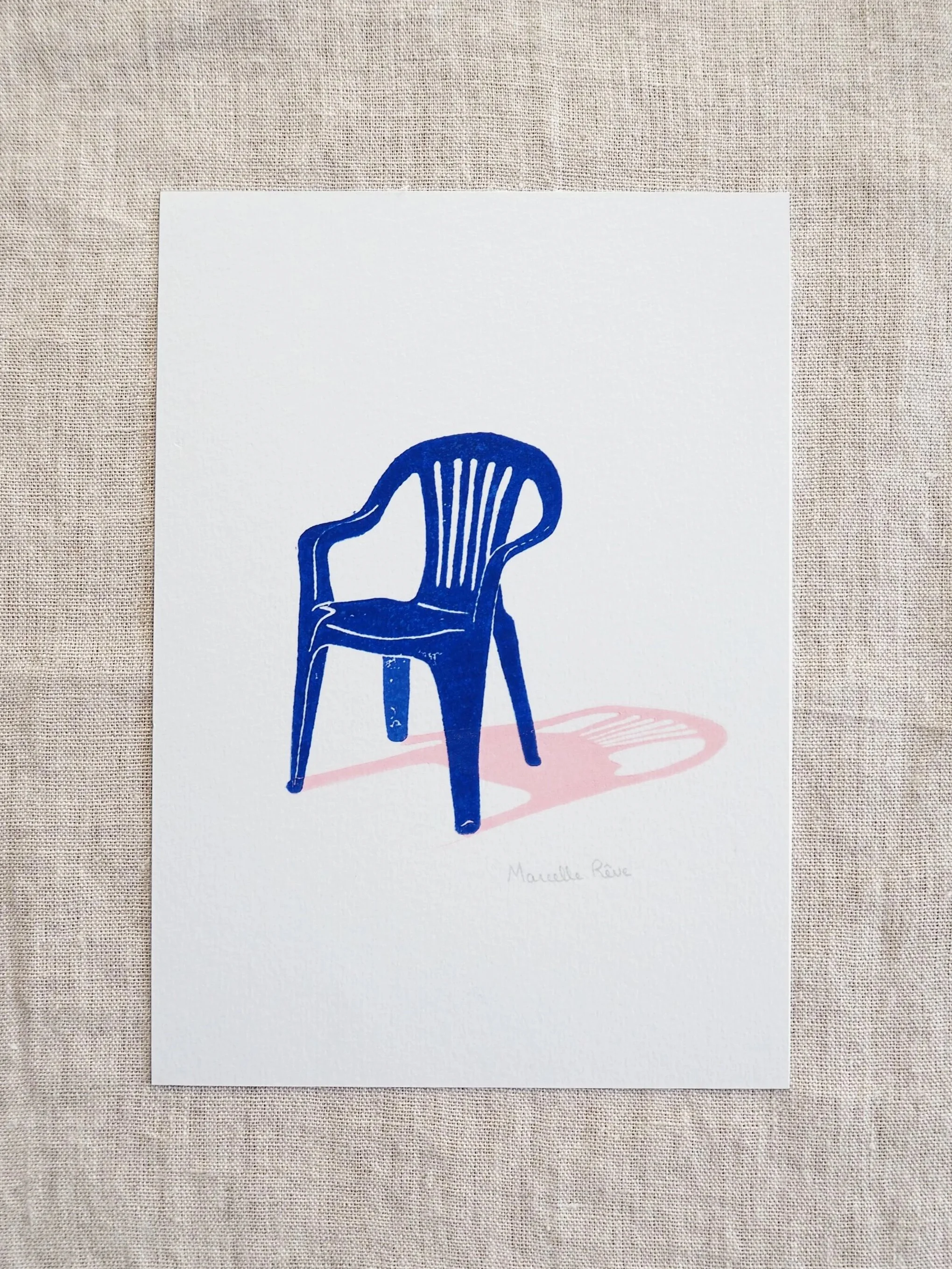Linogravure Bicolore