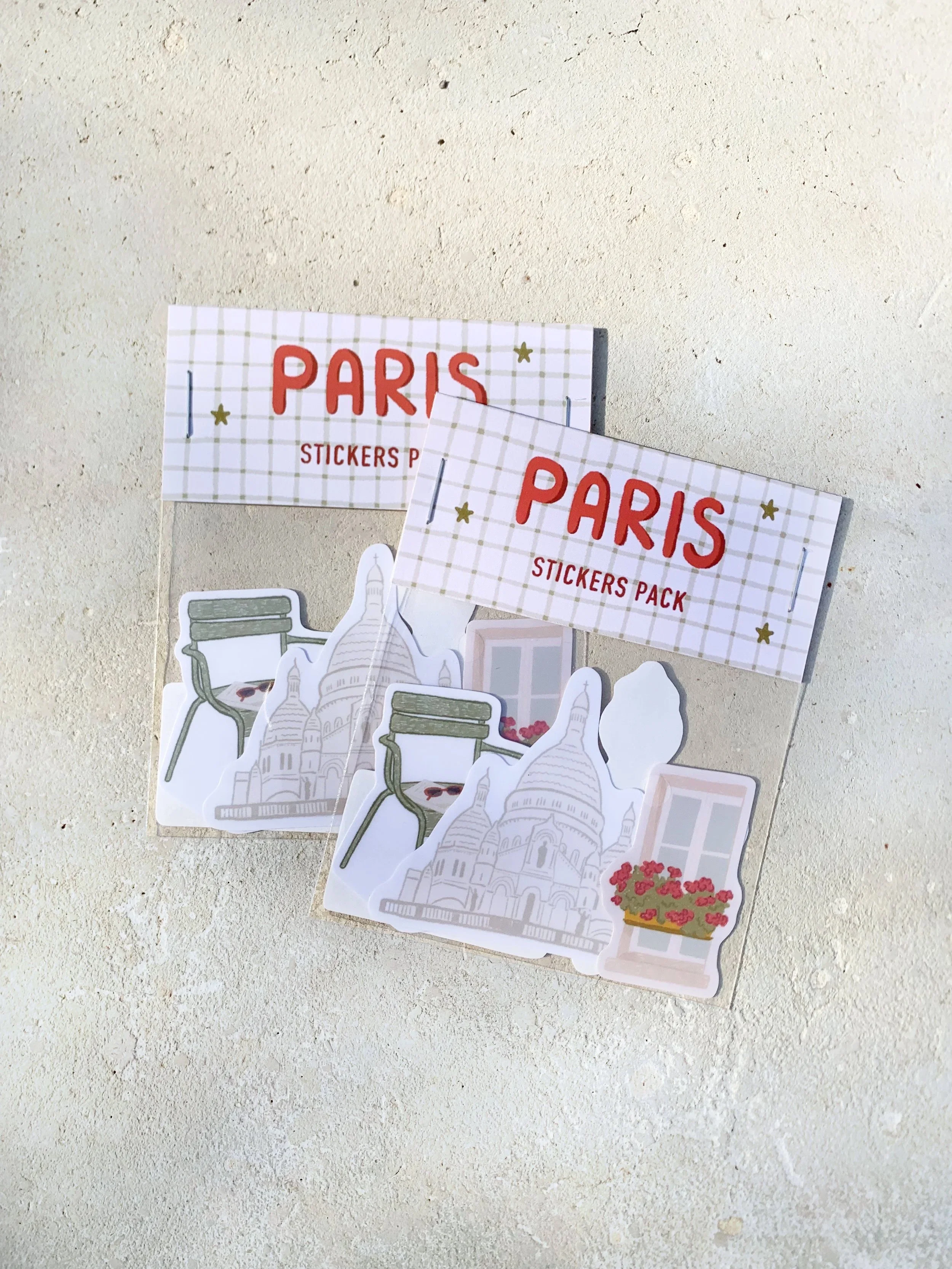 Pack de 5 stickers Paris