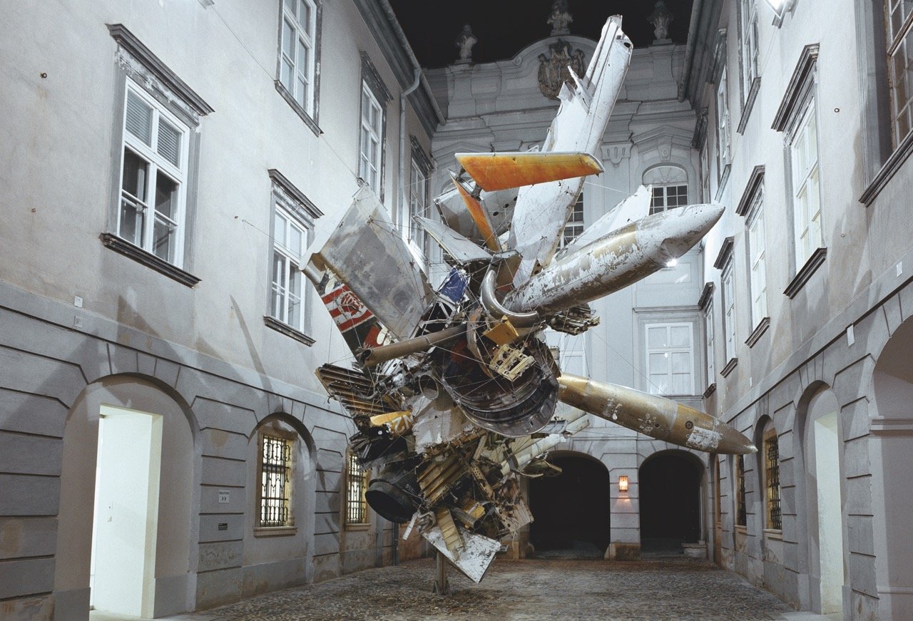   Wuz Airplane Parts & Building San Diego 1994, Now Airplane Parts & Building Graz,   2003
Neue Galerie, Graz, Austria