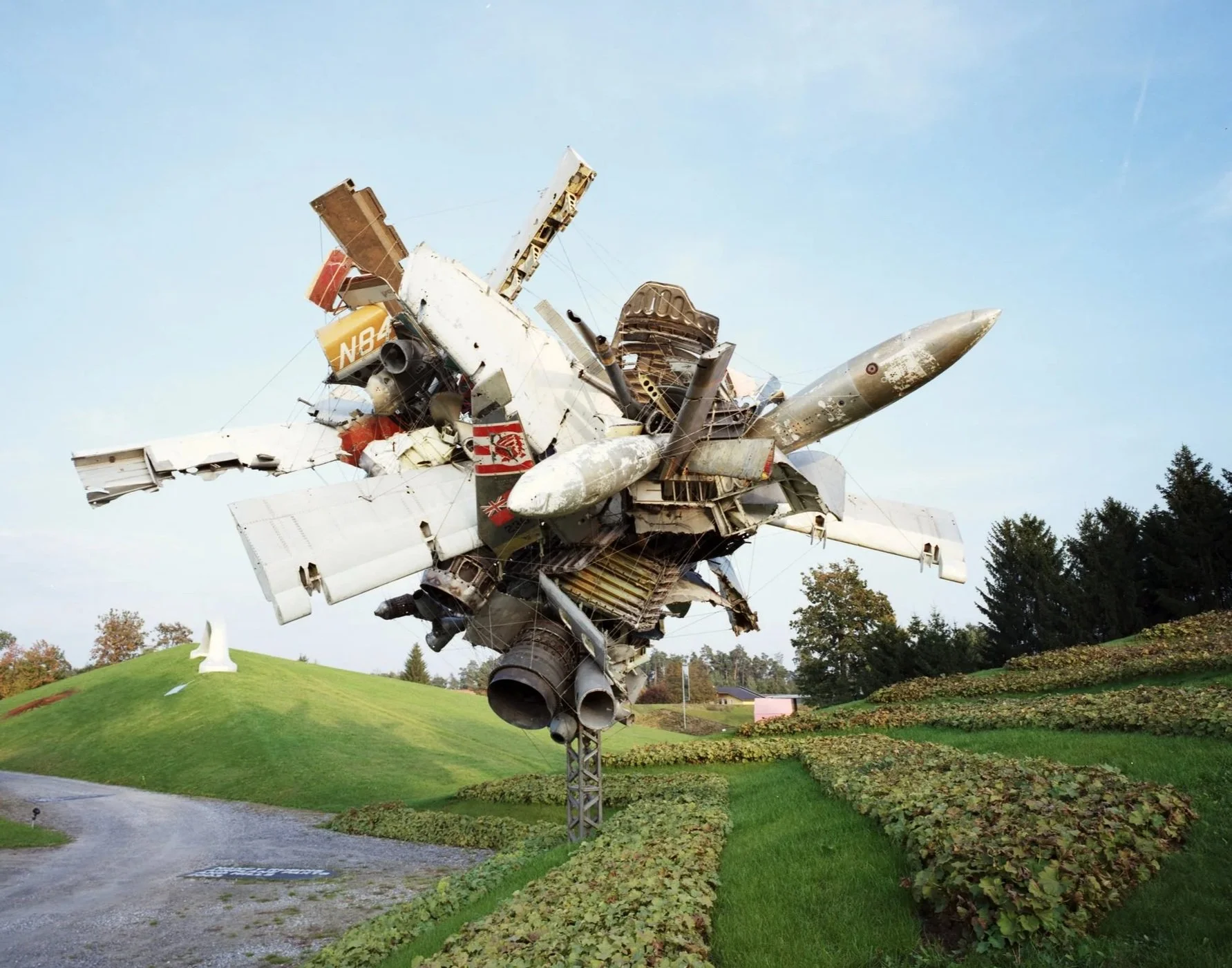   Airplane Parts & Hills,   1994-2003
Austrian Sculpture Park, Universalmuseum Joanneum, Graz, Austria