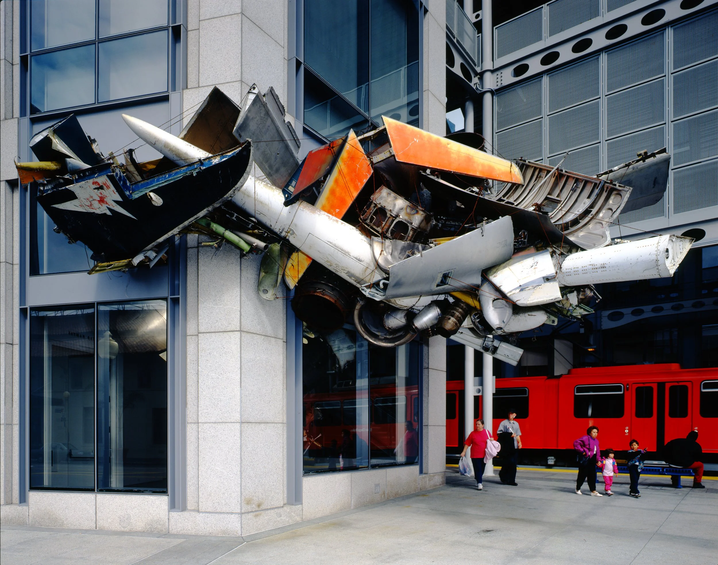   Airplane Parts & Building,   1994
Museum of Contemporary Art, San Diego, CA