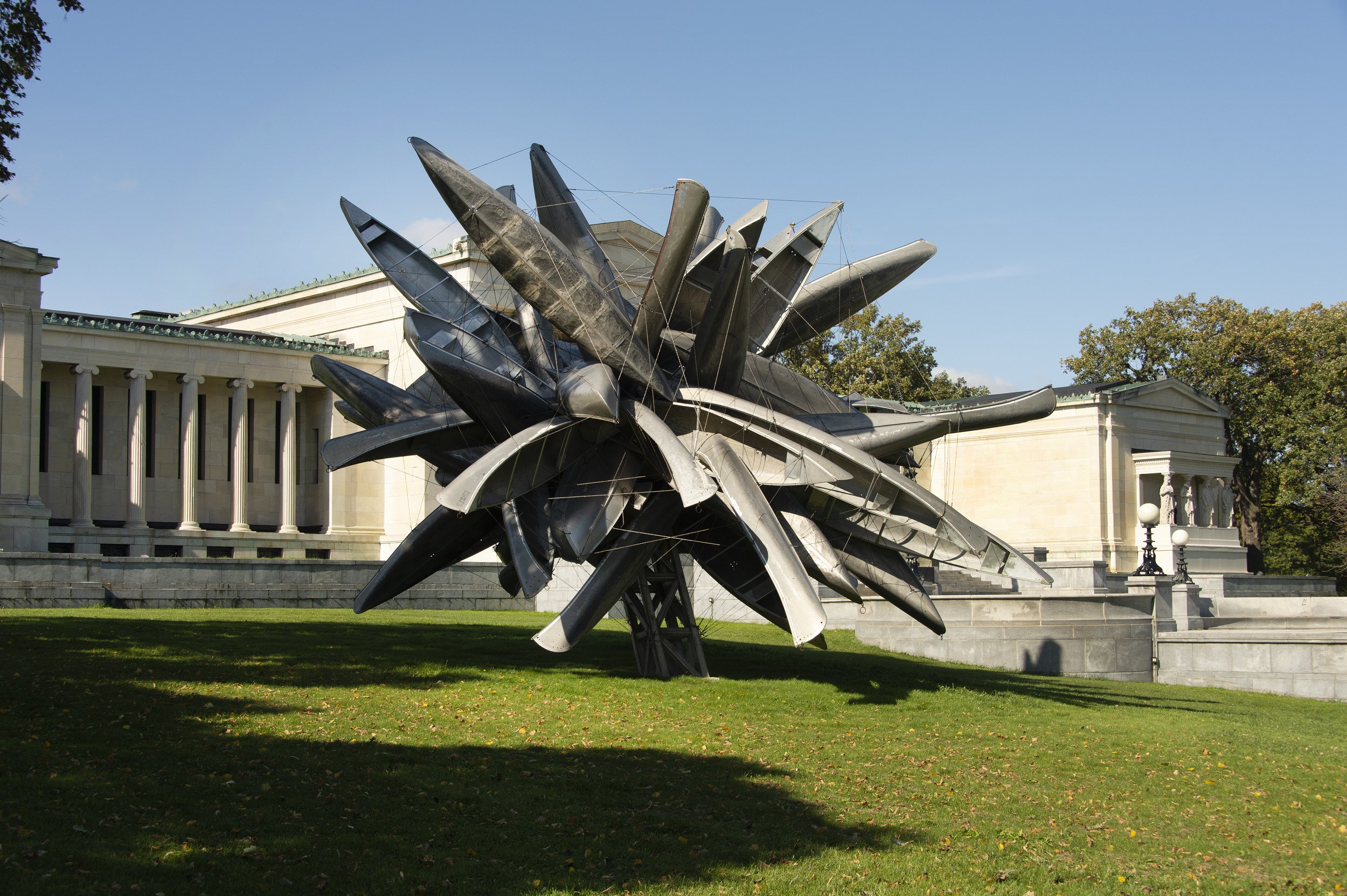   Monochrome I, Built to Live Anywhere,
at Home Here,   2011
Buffalo AKG Art Museum
Buffalo, NY