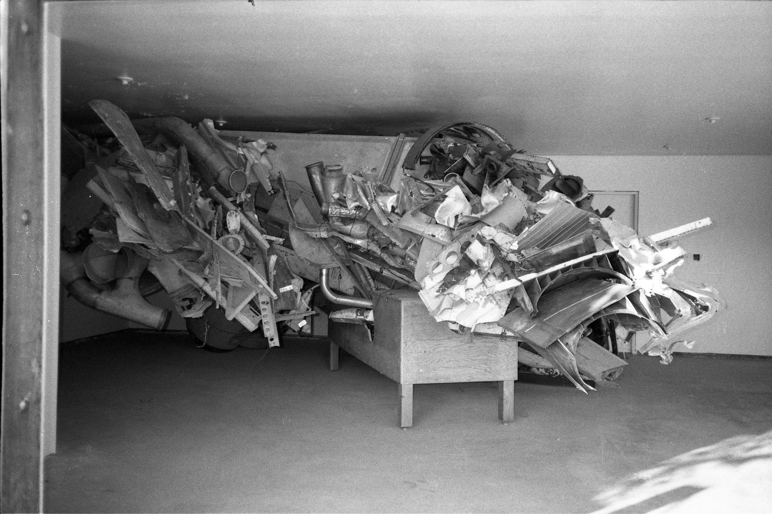   Table & Airplane Parts,   1990
Topanga, CA