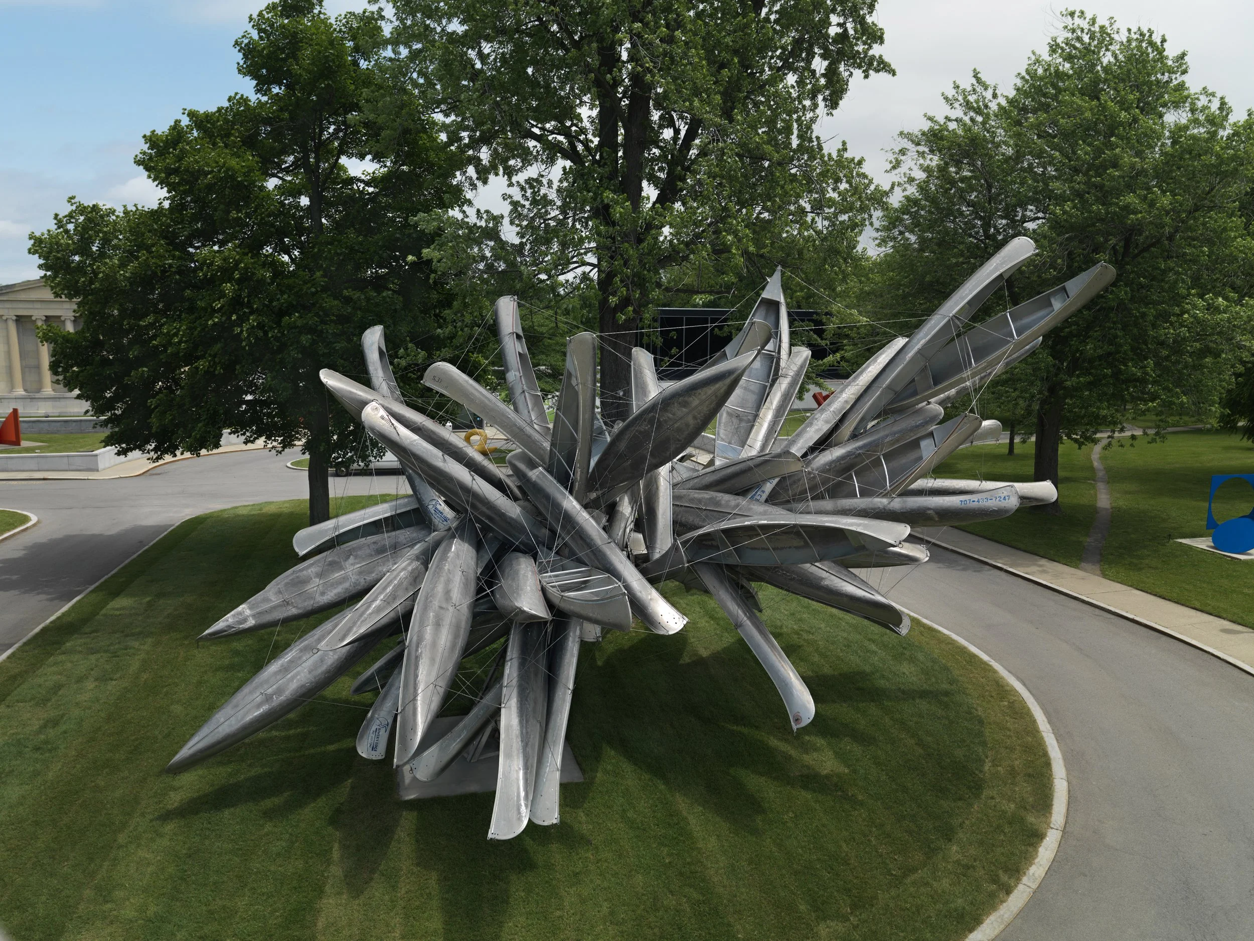   Monochrome I, Built to Live Anywhere, at Home Here,   2011
Buffalo AKG Art Museum, Buffalo, NY