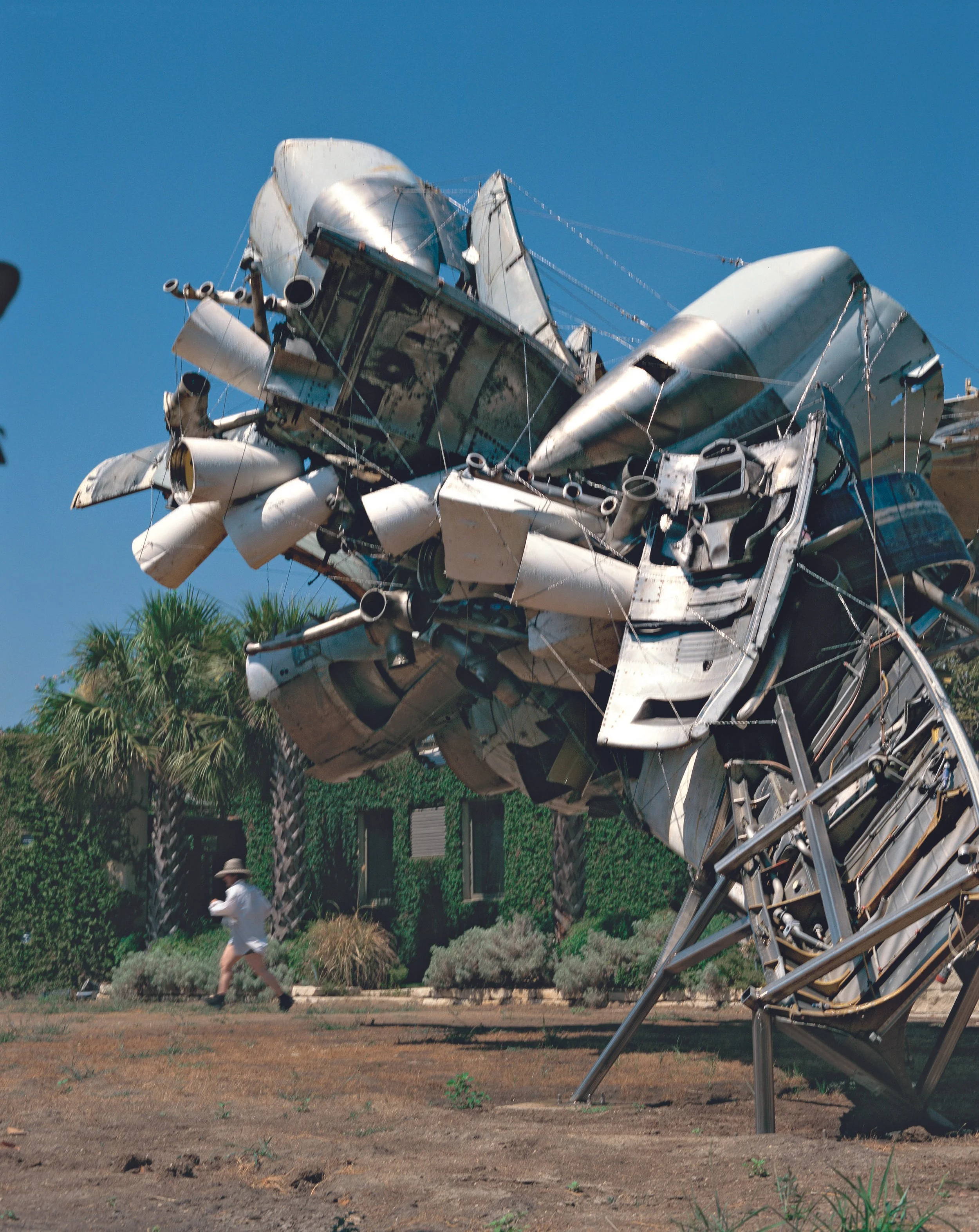   Sonny’s Airplane Parts plus some, Stainless Steel Wire & Linda’s Place,   
2000
Linda Pace Residence, San Antonio, TX