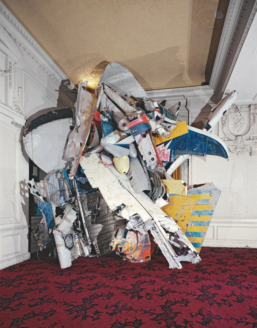   4,000 lbs. of Smashed and Filleted Airplane Parts,   1986