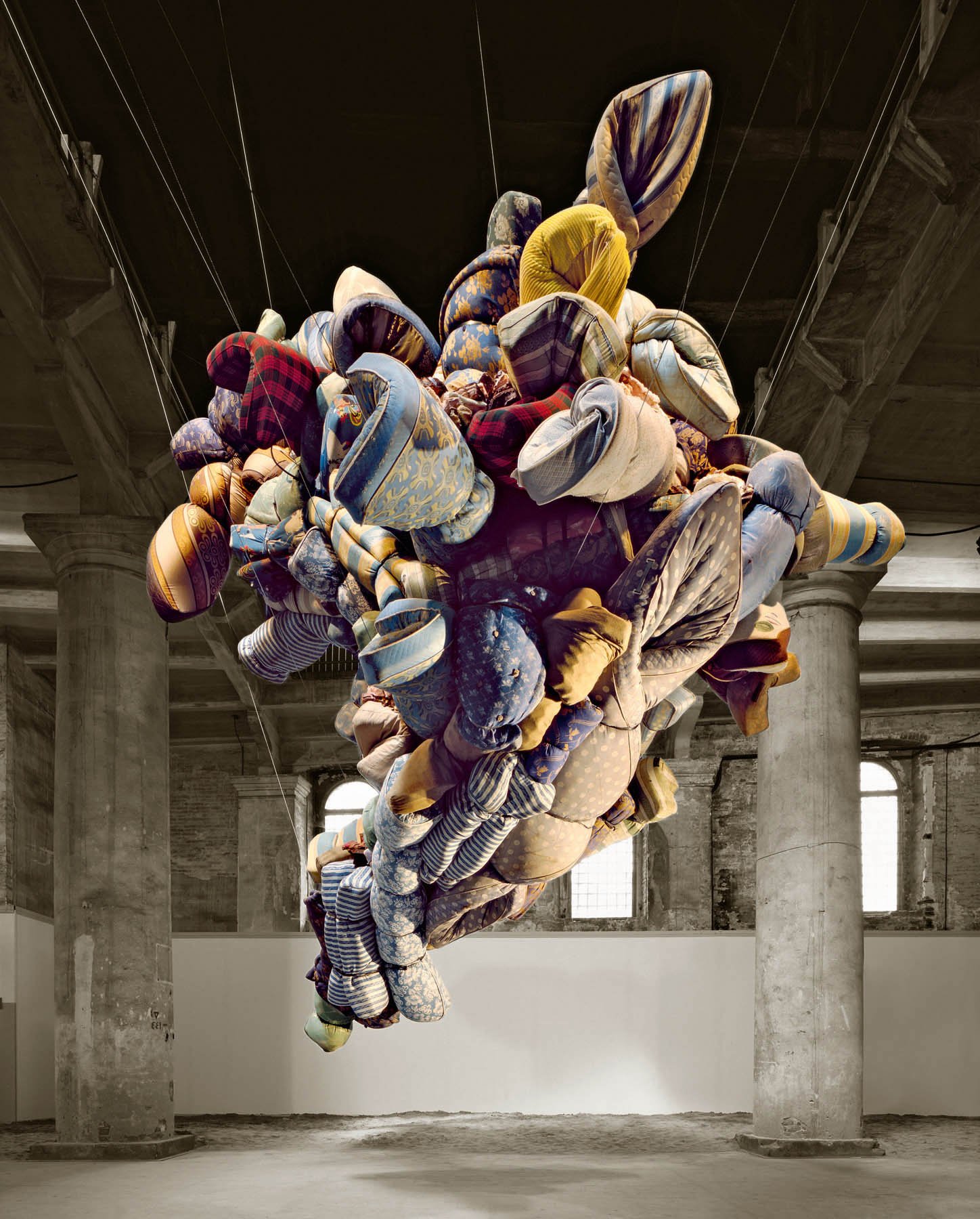   Mattresses & Cakes,   1993
Arsenale, Venice, Italy