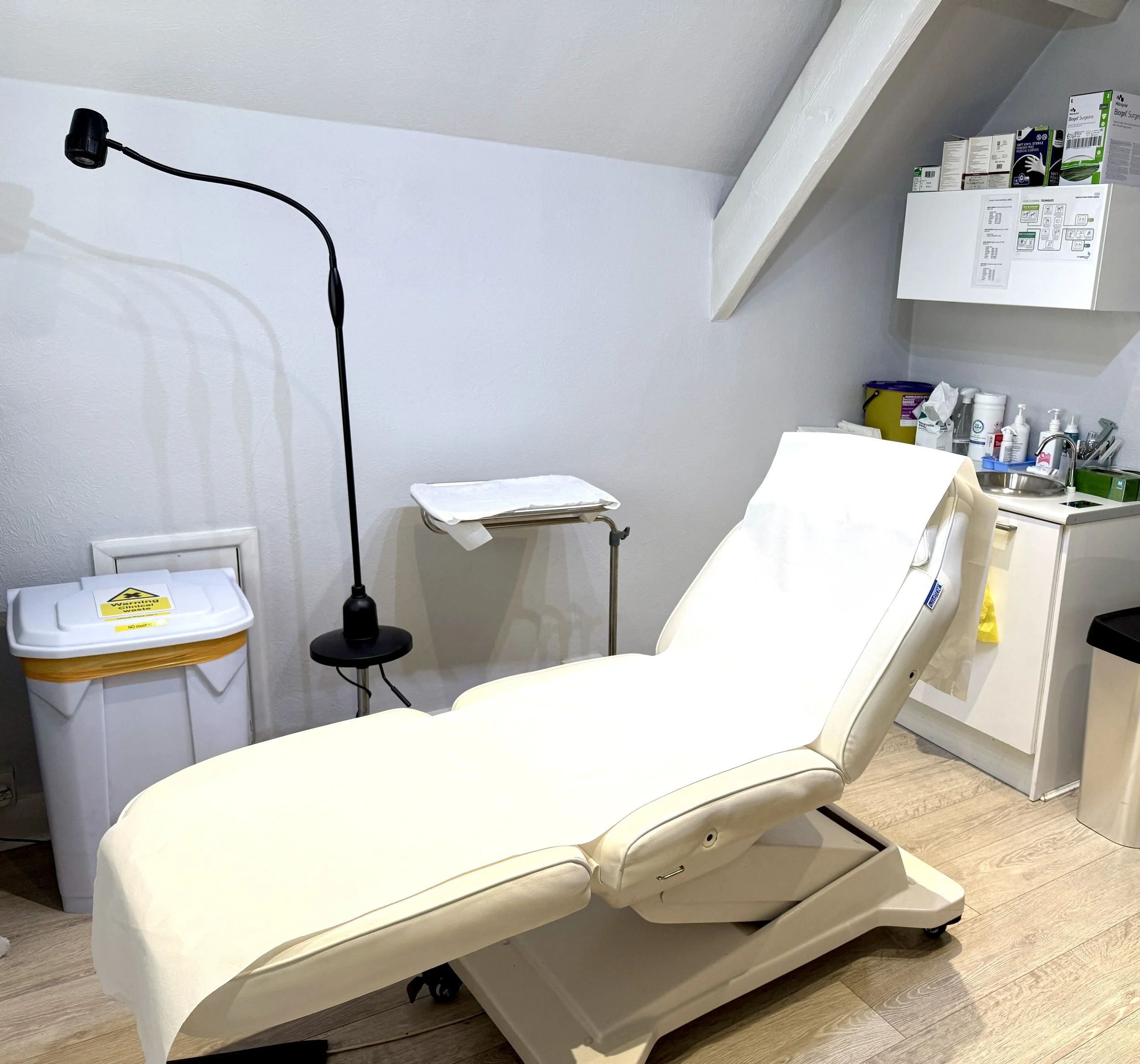 The Cosmetic doctors clinic room